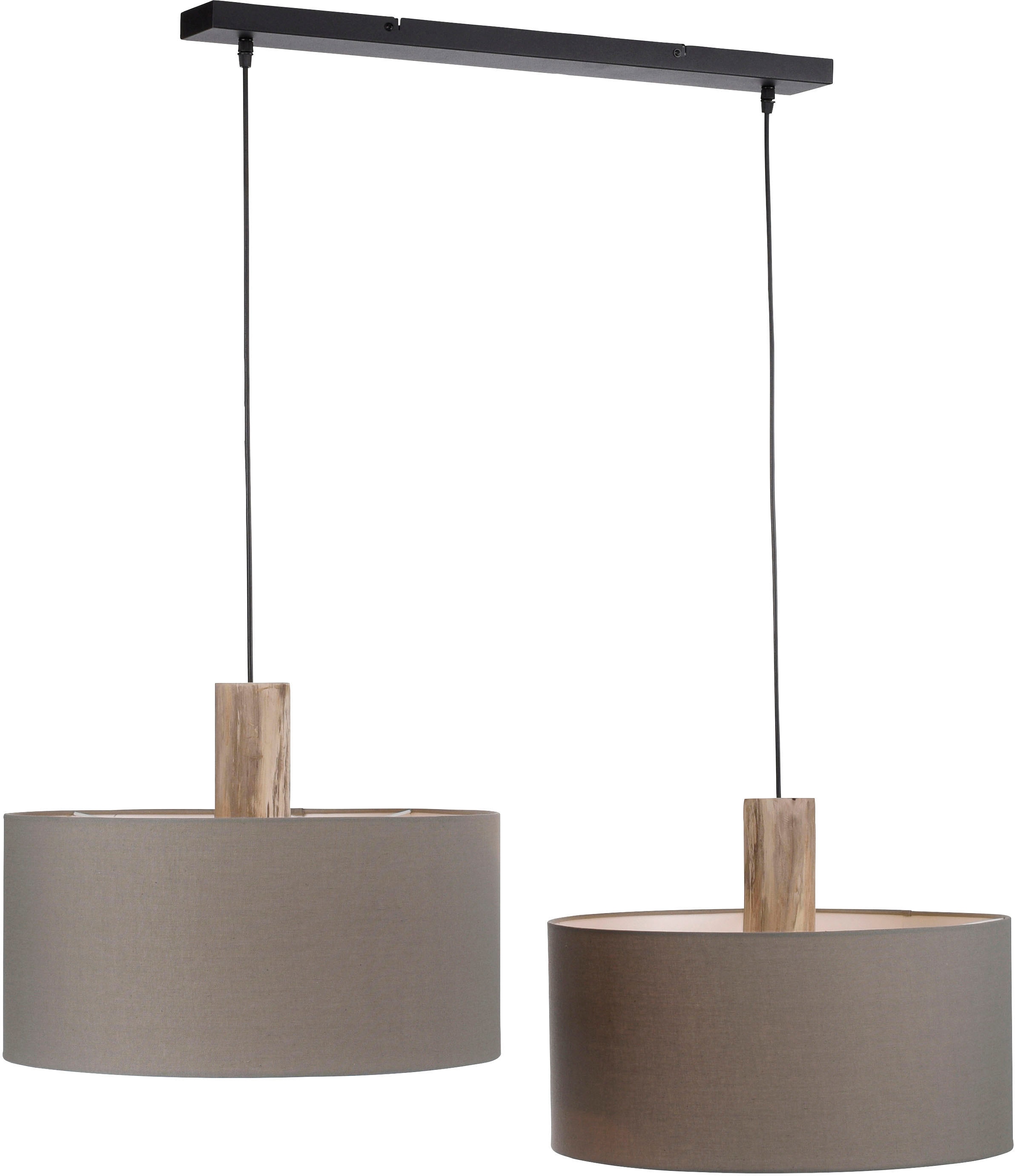 JUST LIGHT Pendelleuchte »LINEN«, 2 ExklusiveE27 BAUR | flammig-flammig