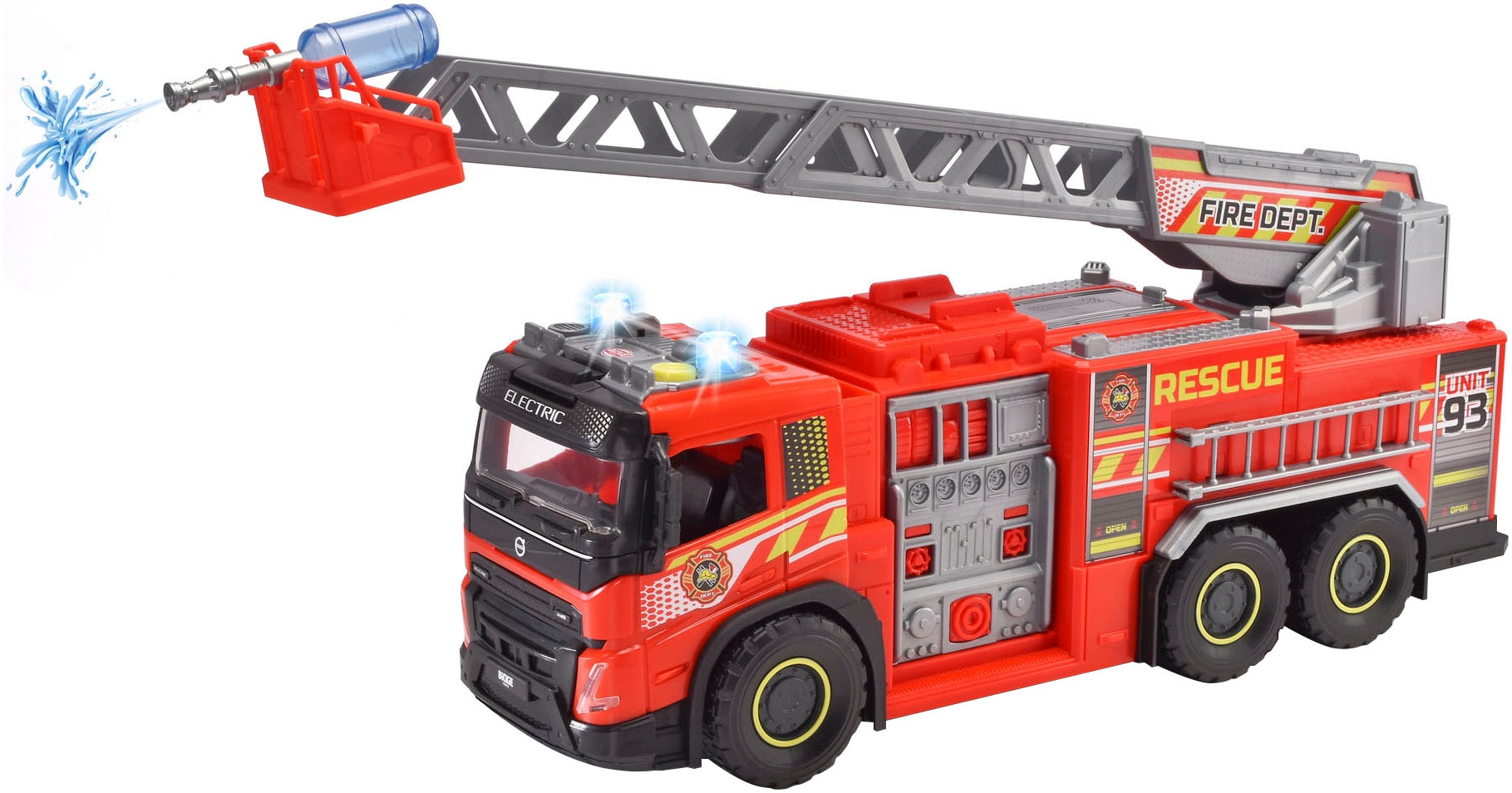 Dickie Toys Spielzeug-Feuerwehr »Giant Fire Truck«, mit Licht und Sound