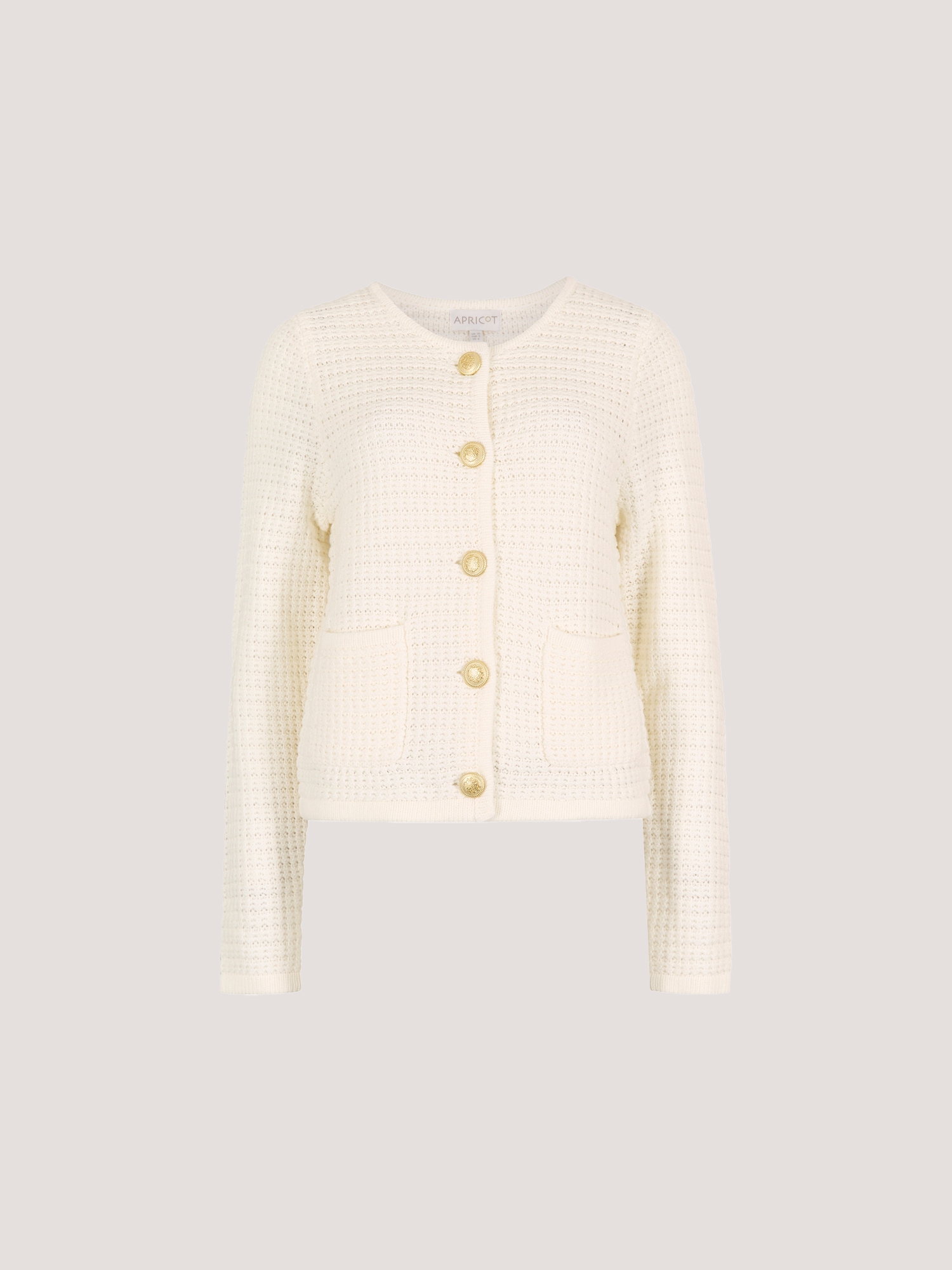 Apricot Cardigan »Waffelstrick-Cardigan« mit Taschen
