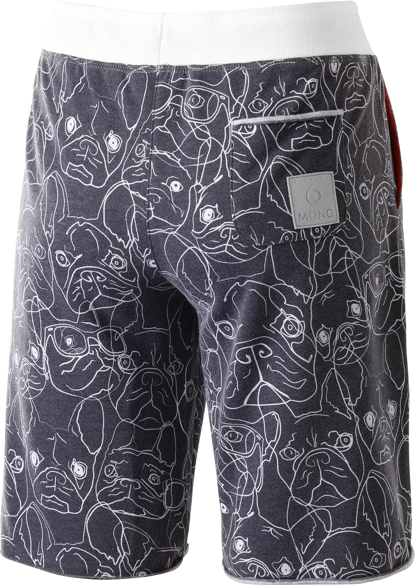 LPO Bermudas »KENORA BERMUDA Full Stretch Sweat Bermuda & kurze Hose«, In melierter Optik
