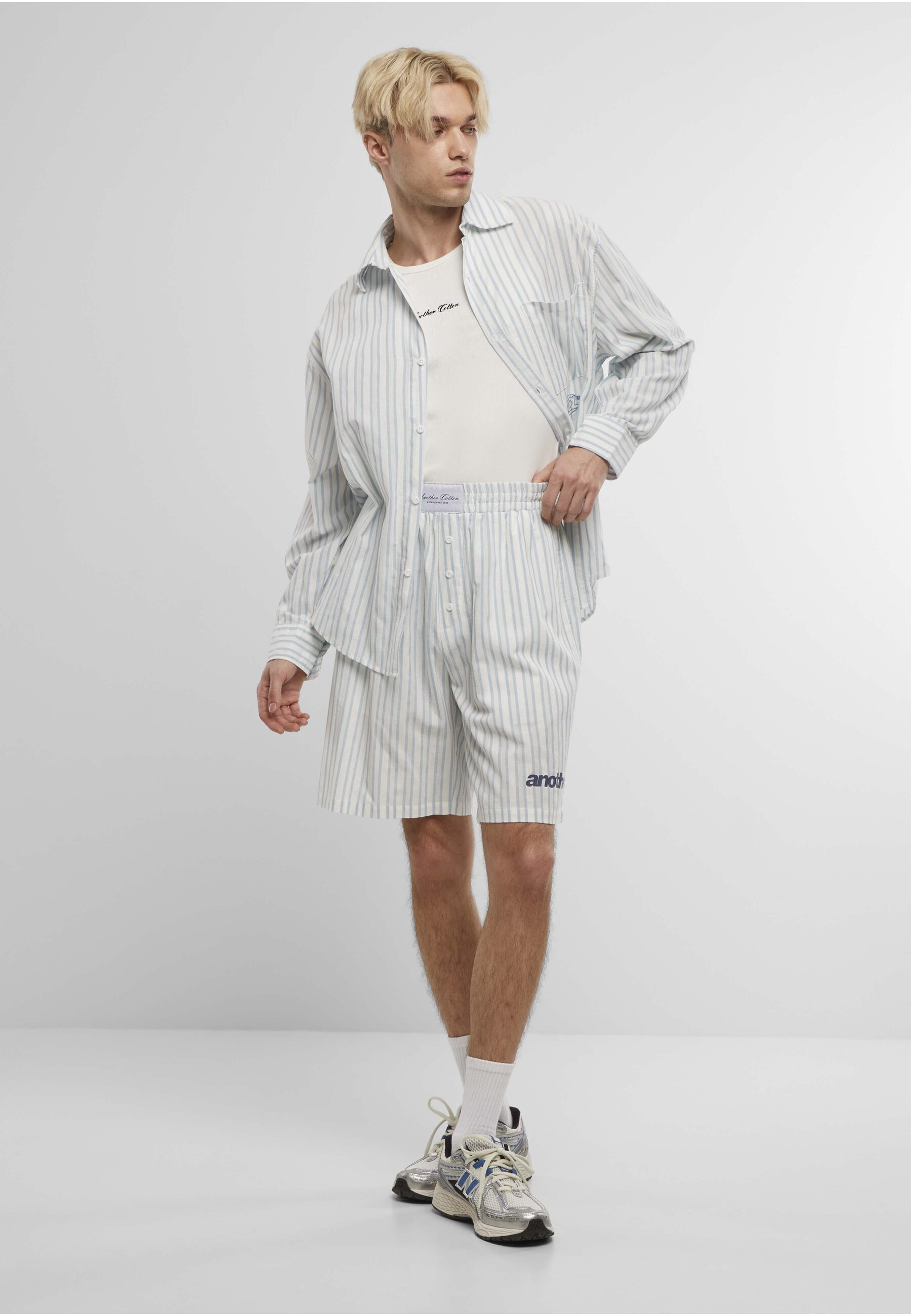 Another Cotton Lab Shorts »Another Cotton Lab Oversized Striped Short Pants«