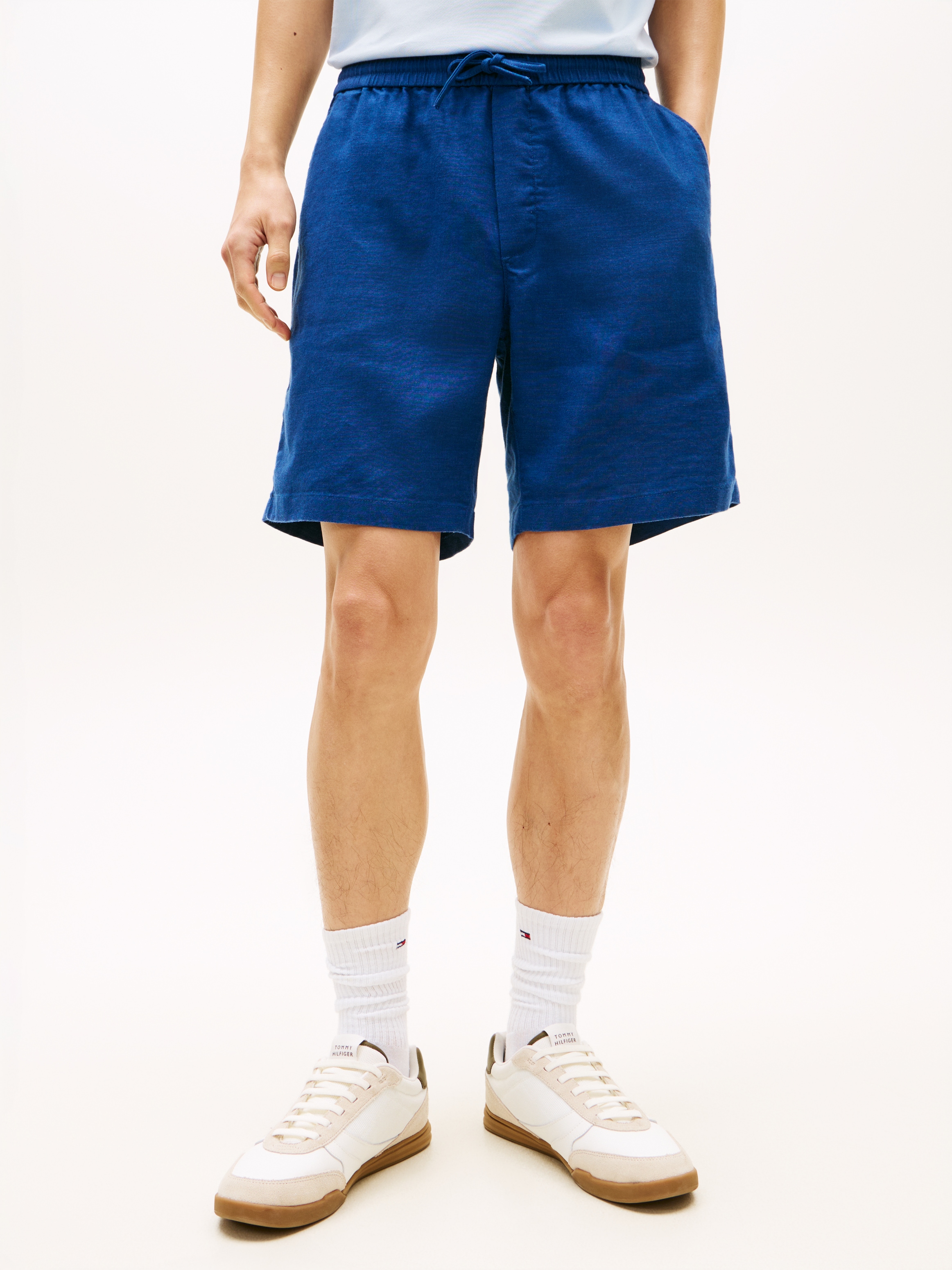 Tommy Hilfiger Chinoshorts "DOVER" aus Leinenmix, elastischer Bund günstig online kaufen