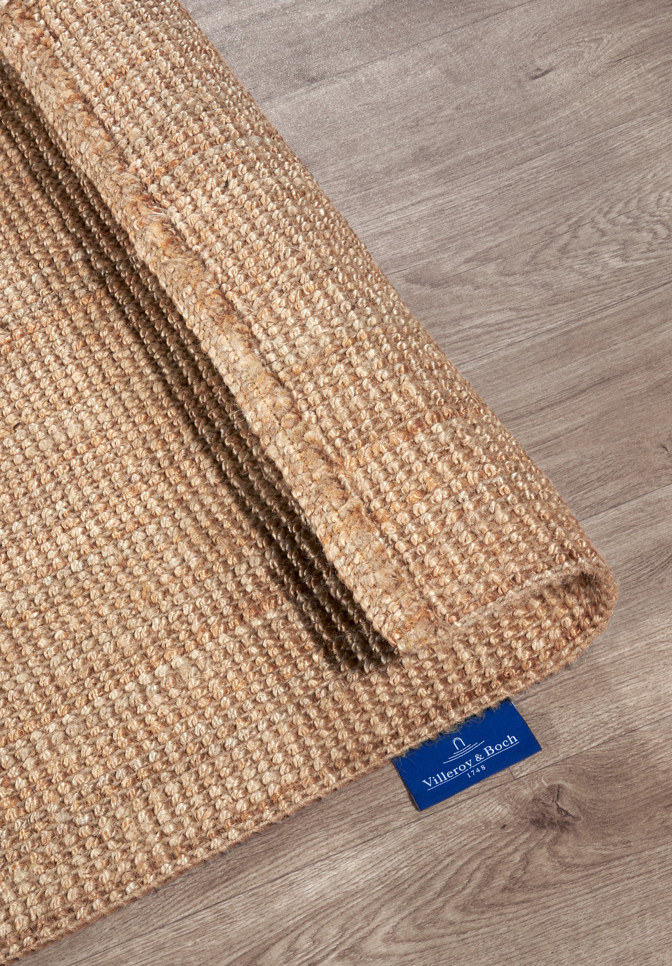 Villeroy & Boch Teppich »Rosalie«, rechteckig, 10 mm Höhe, Jute, Natur, Wohnzimmer, Esszimmer, Schlafzimmer, Flur, Modern, Boho