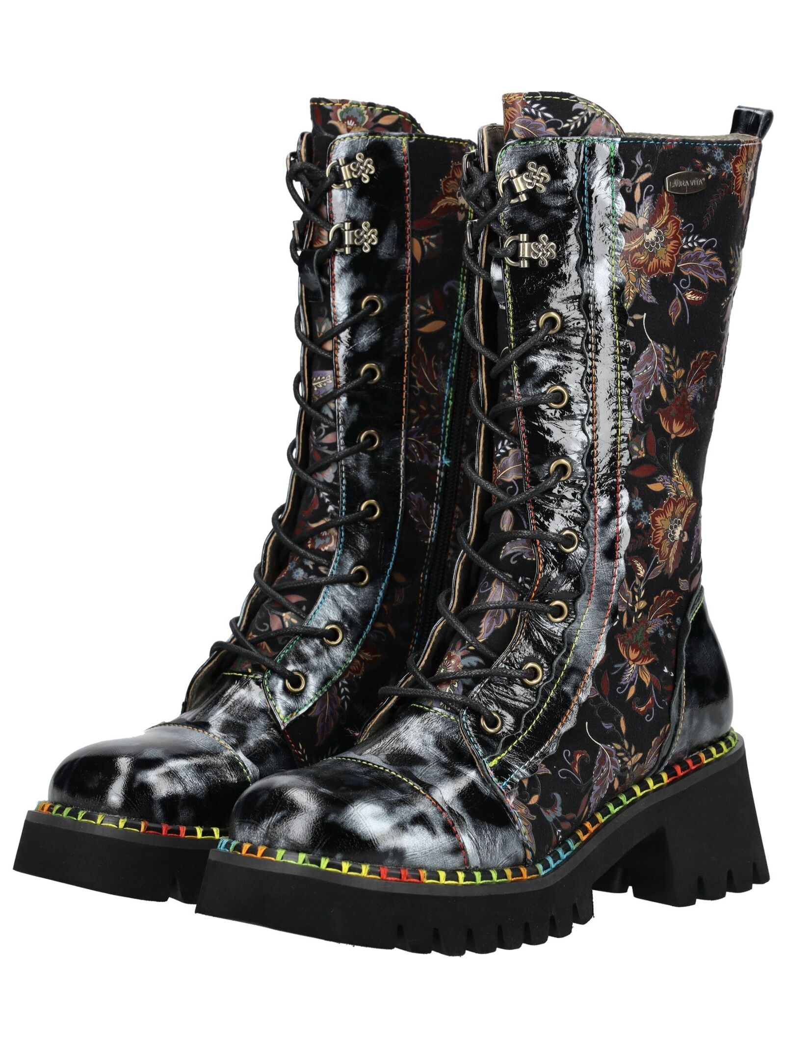LAURA VITA Schnürstiefel »LAURA VITA Stiefel Leder/Textil«