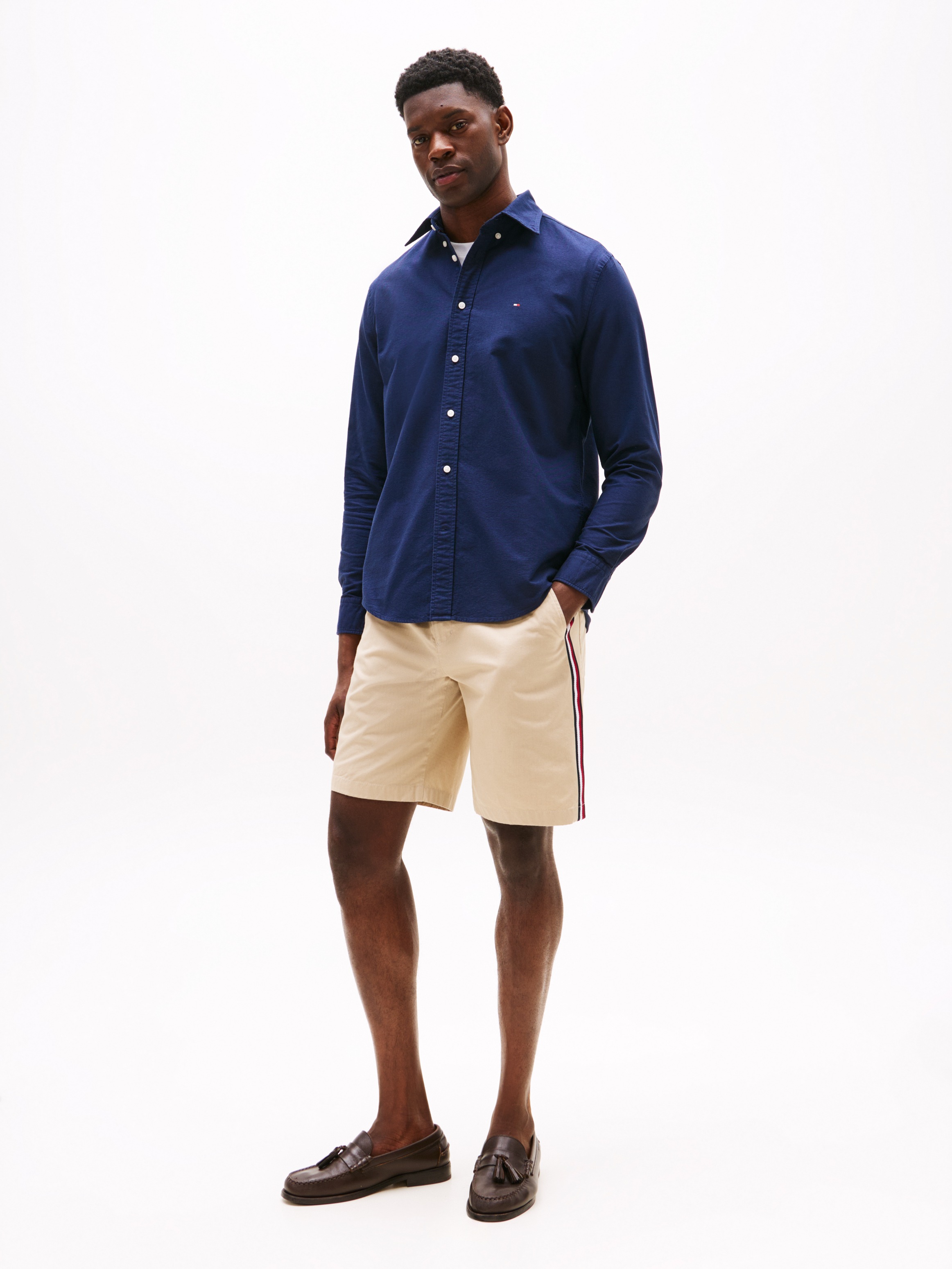 Tommy Hilfiger Langarmhemd "SOLID HERITAGE OXFORD RF SHIRT" günstig online kaufen