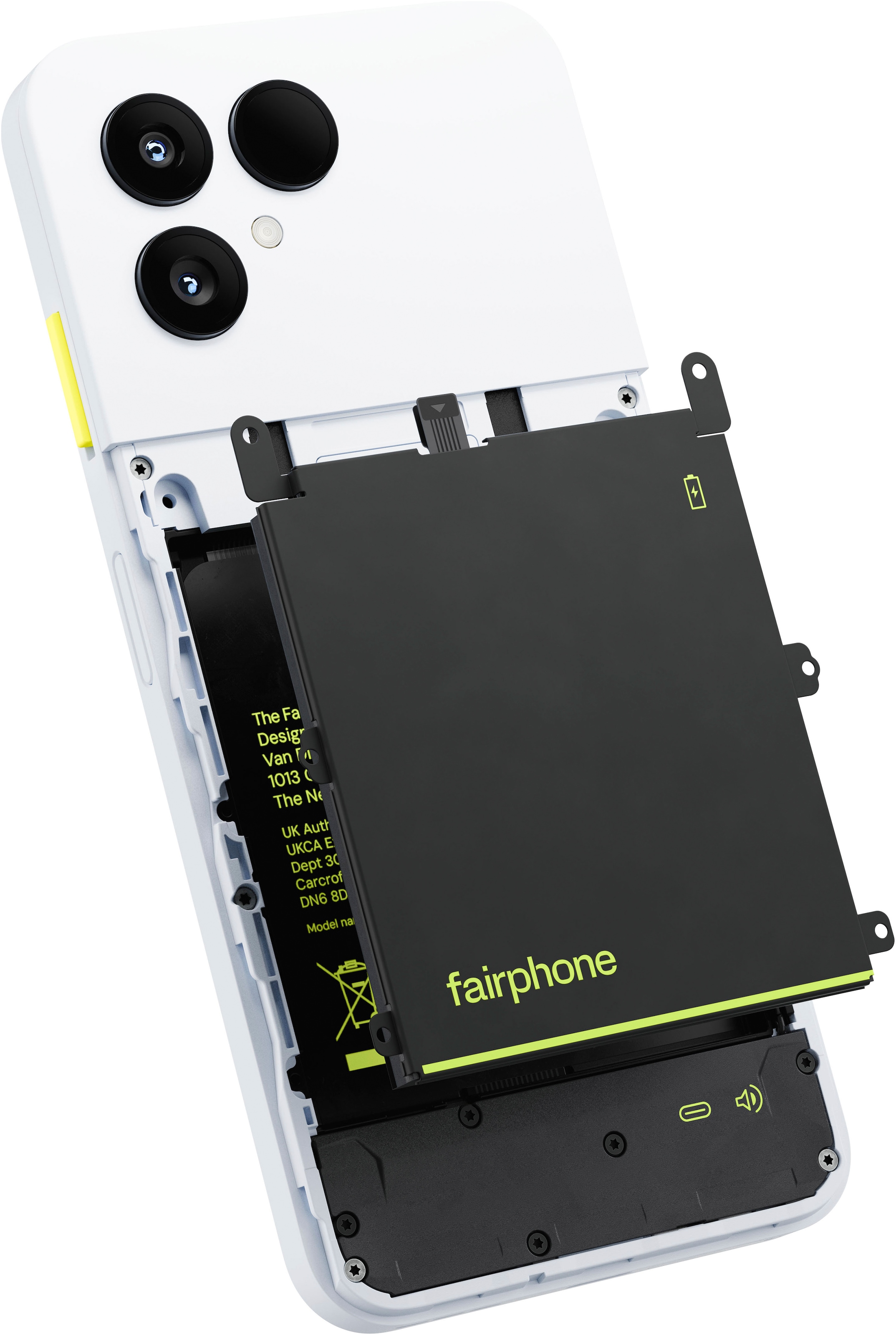Fairphone Smartphone »Das Fairphone (Gen. 6)«, Cloud White