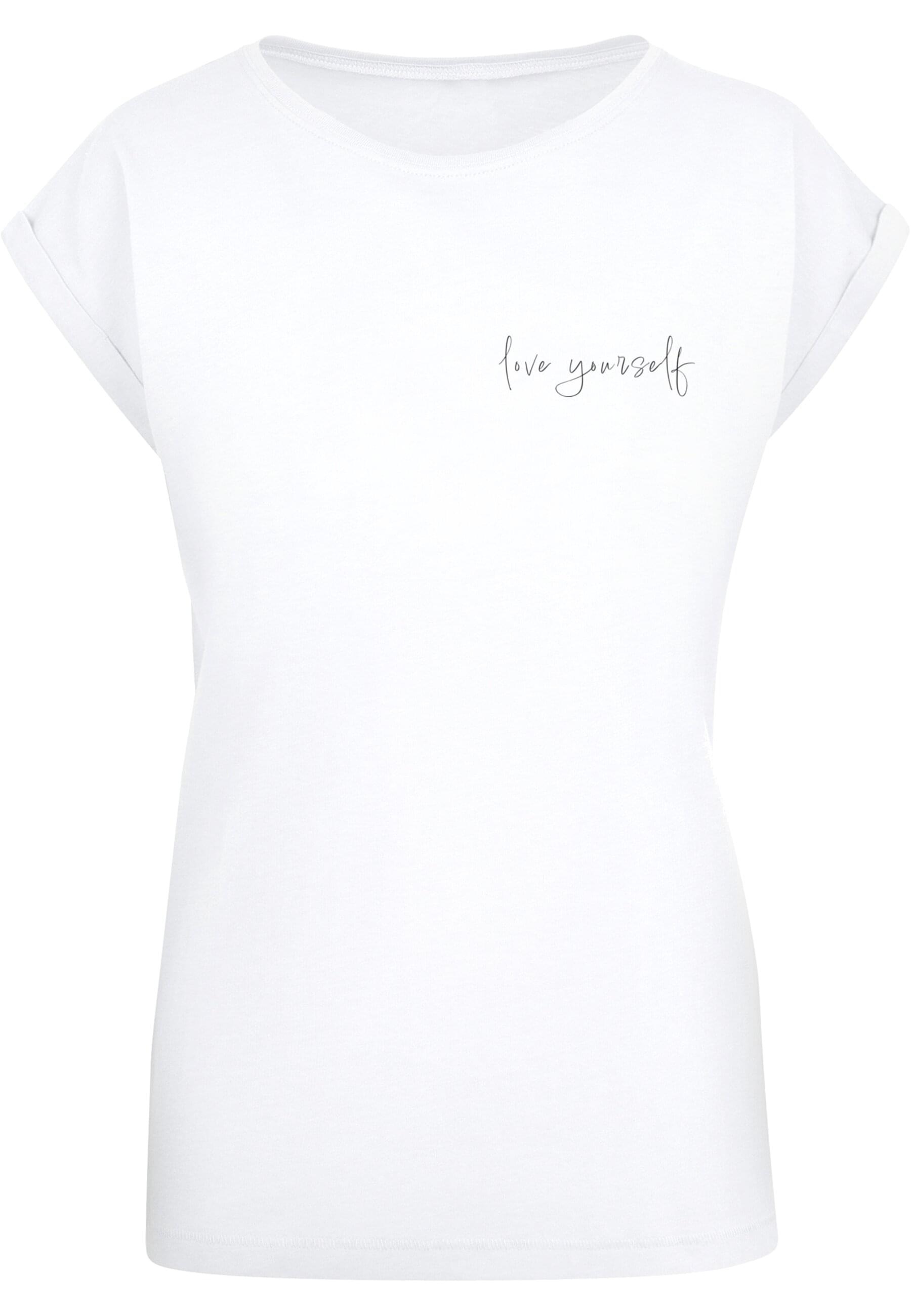 T-Shirt »Merchcode Damen Ladies Love Yourself T-Shirt«, (1 tlg.)