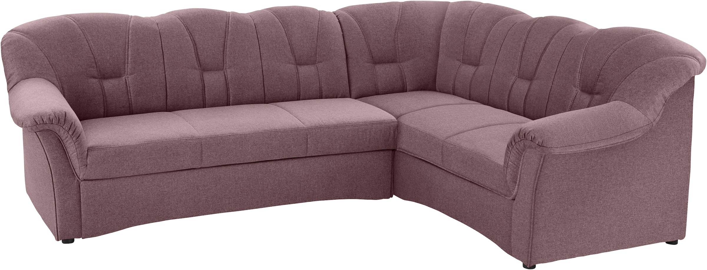 DOMO collection Ecksofa »Papenburg B/T/H: 242/190/84 cm L-Form«, wahlweise mit Bettfunktion, Langer Schenkel links oder rechts