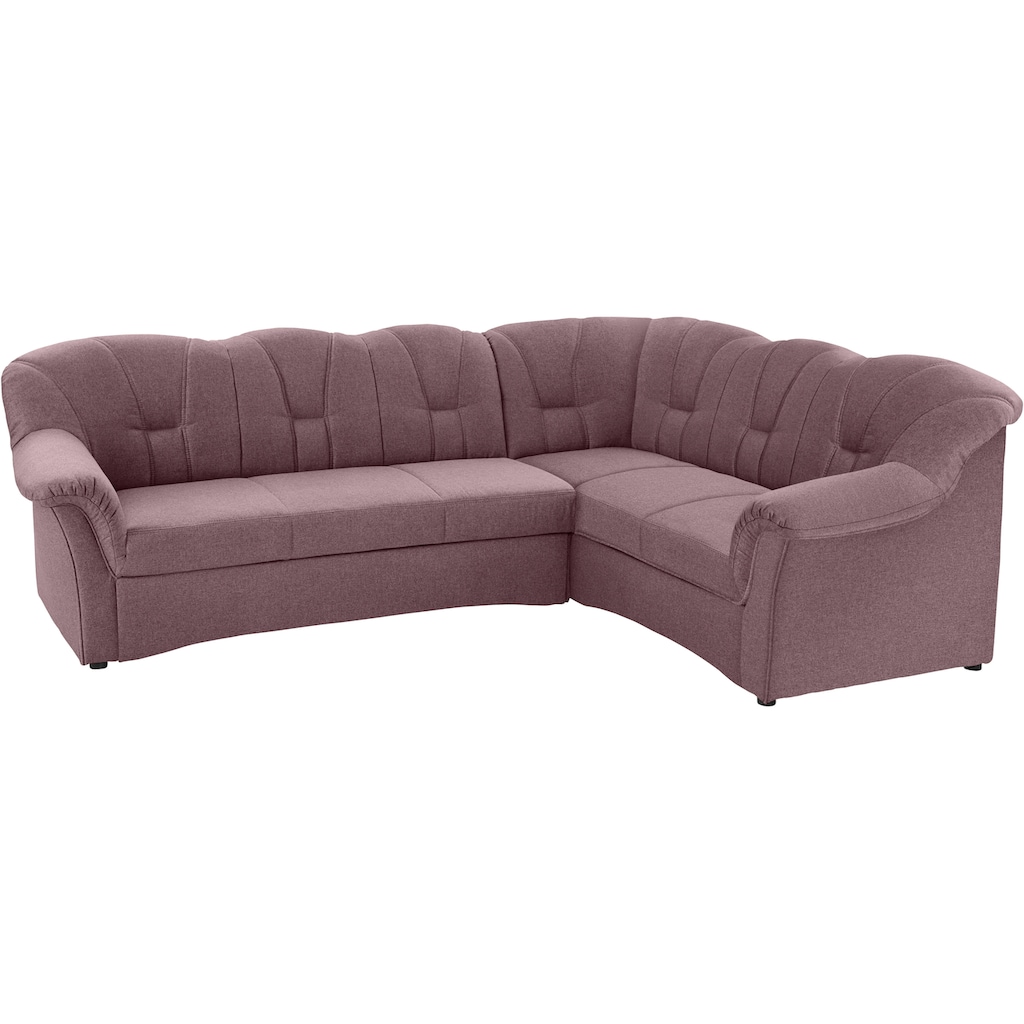 DOMO collection Ecksofa »Papenburg B/T/H: 242/190/84 cm L-Form«