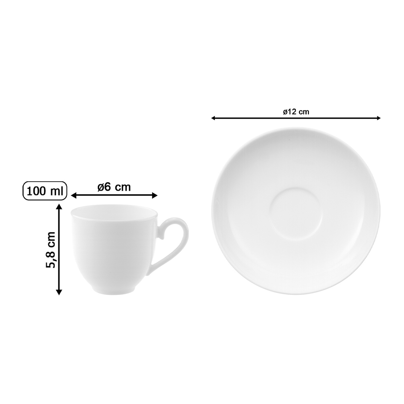 Villeroy & Boch Tasse "Mokka-/ Espressotasse mit Untertasse Royal 100 ml we günstig online kaufen