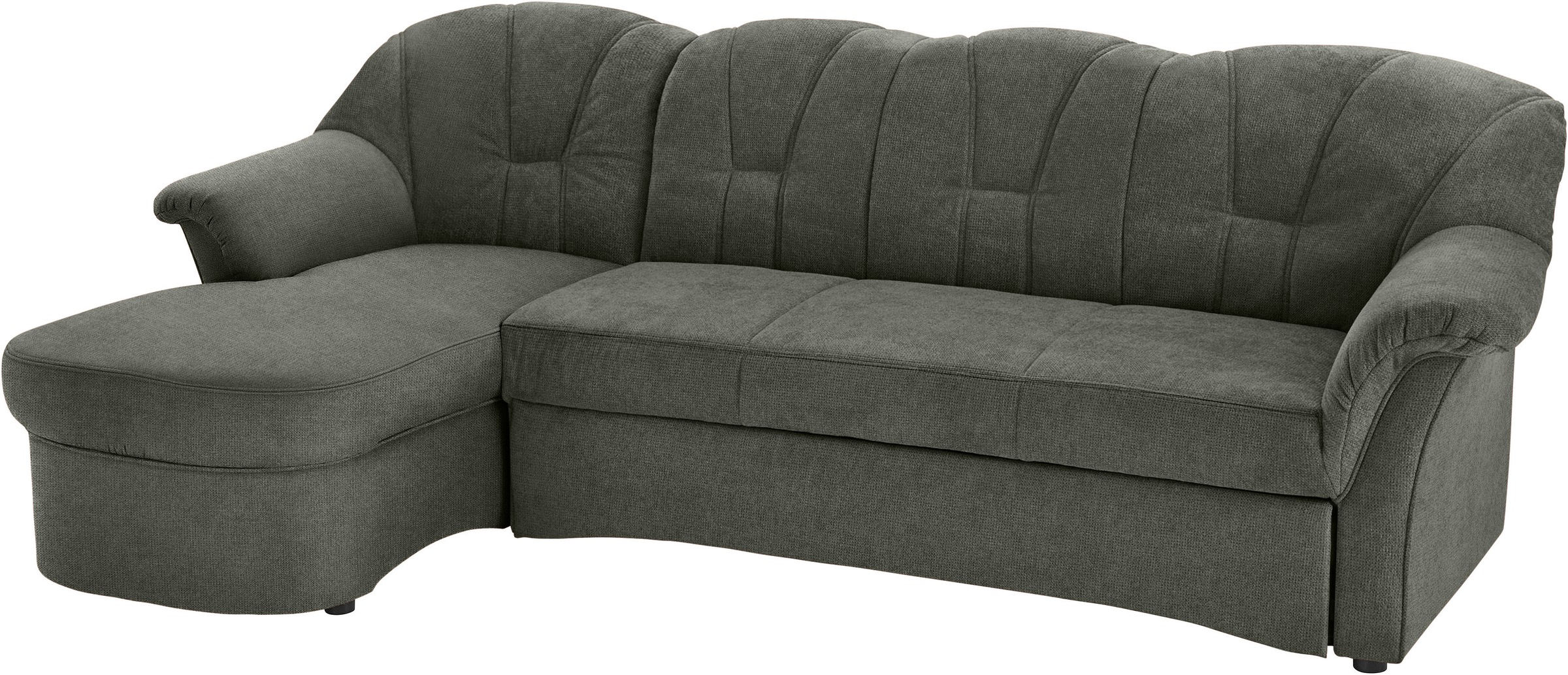 DOMO collection Ecksofa Papenburg L-Form, in großer Farbvielfalt, wahlweise mit Bettfunktion