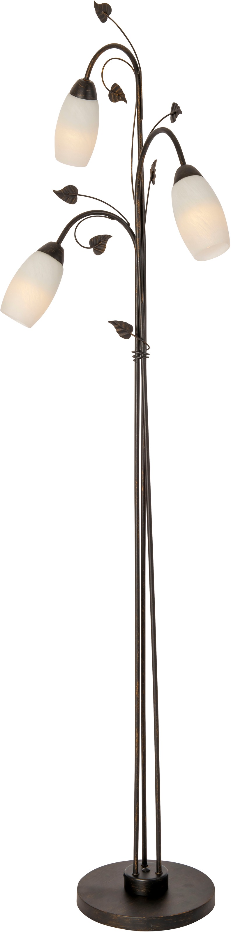 NOWA Stehlampe "VENEZIA", 1 Stk., braun, Wohnzimmer, Leuchten, Stehleuchte, antik, Wohnzimmer, Schlafzimmer, Flur