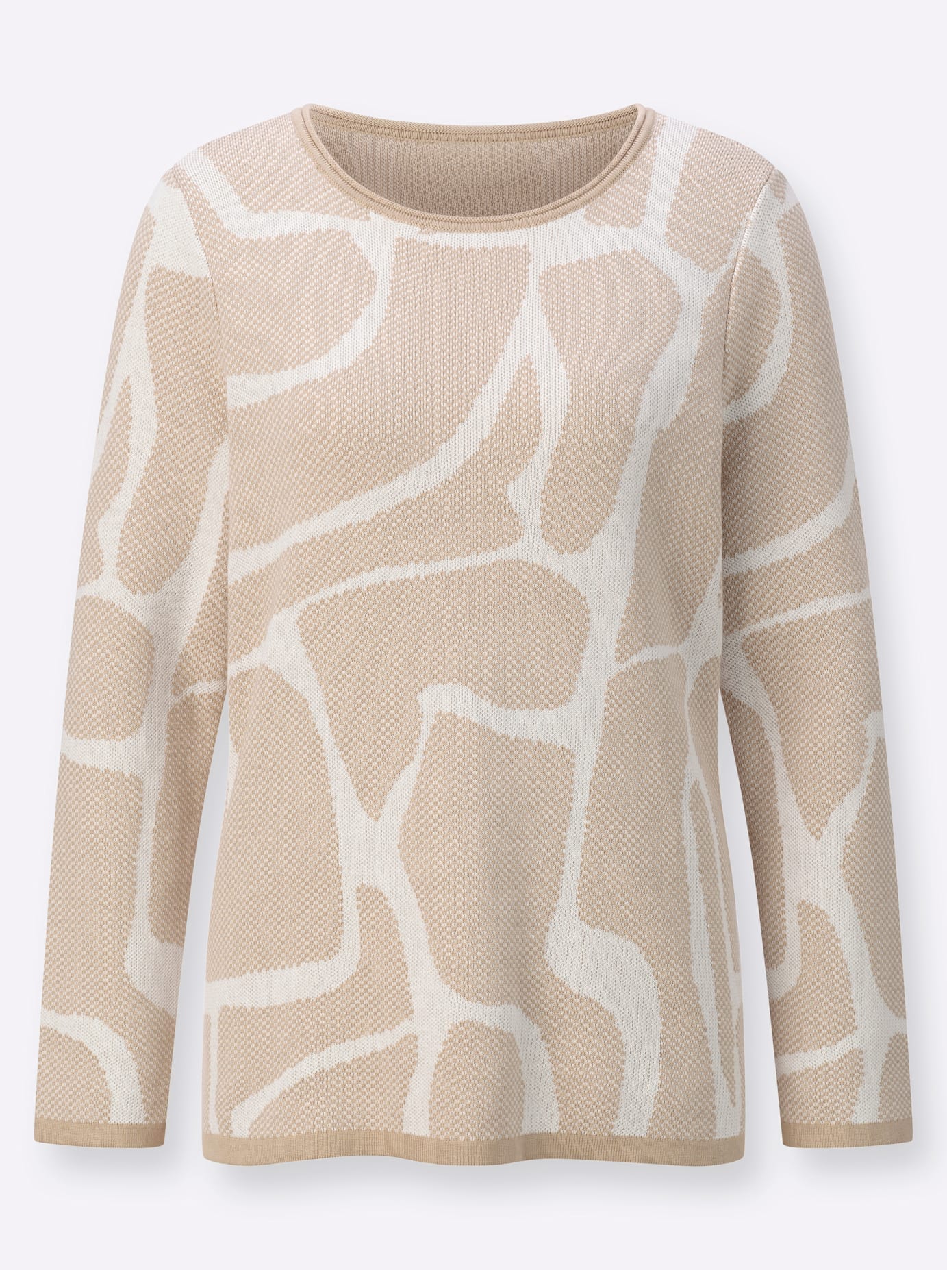 creation L Rundhalspullover »Pima-Baumwoll-Pullover«