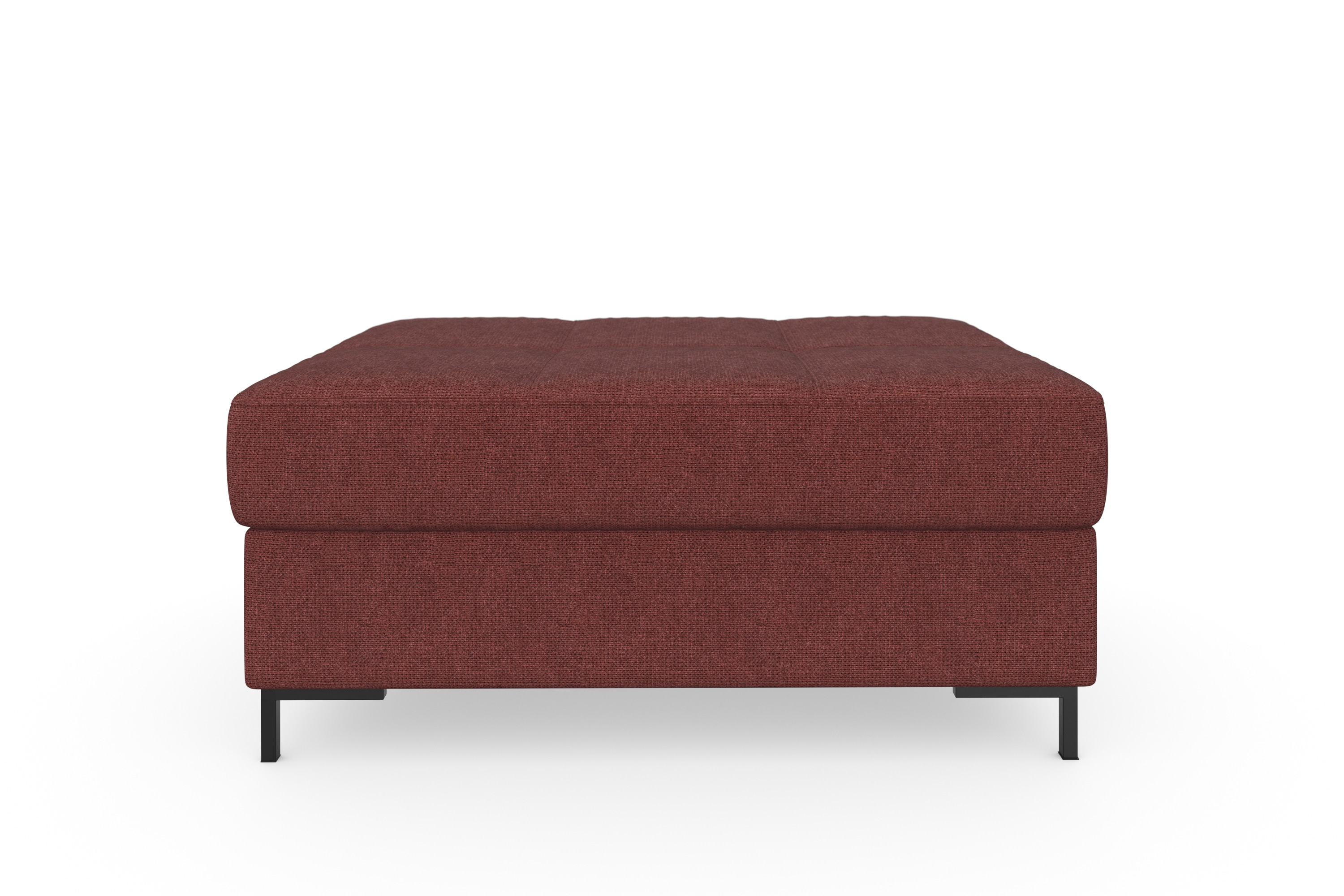 DOMO collection Polsterhocker "Capelo bequem, Federkernunterfederung, B/T 100/70cm" inklusive Federkern