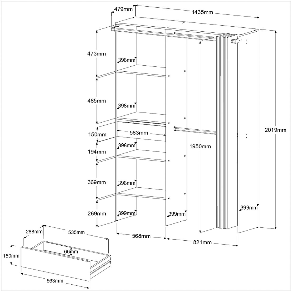Parisot Schlafzimmer-Set »Parisot Most 42« Set, 2 tlg.