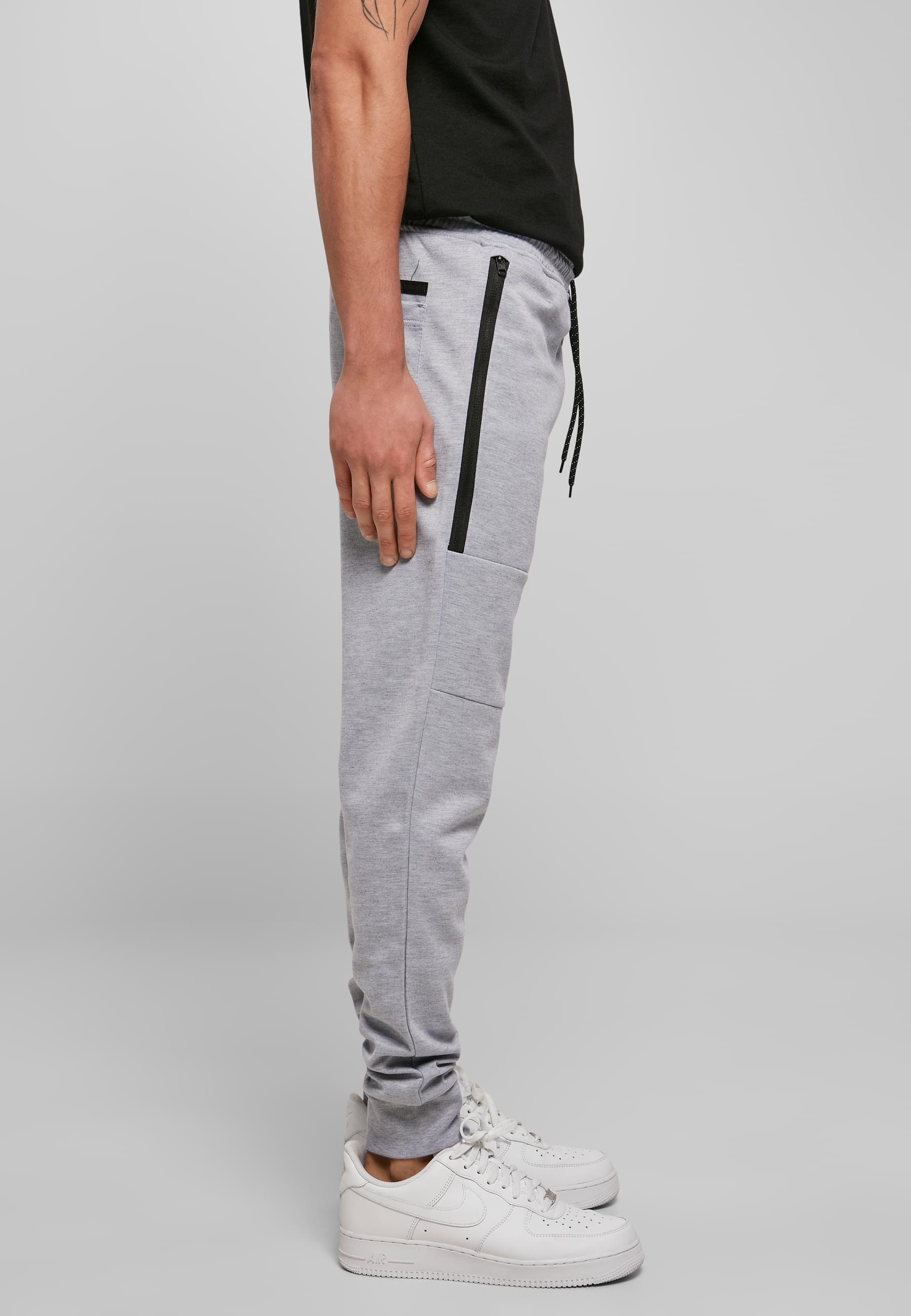 Southpole Stoffhose »Southpole Herren Side Zipper Tech Fleece Jogger«, (1 tlg.)