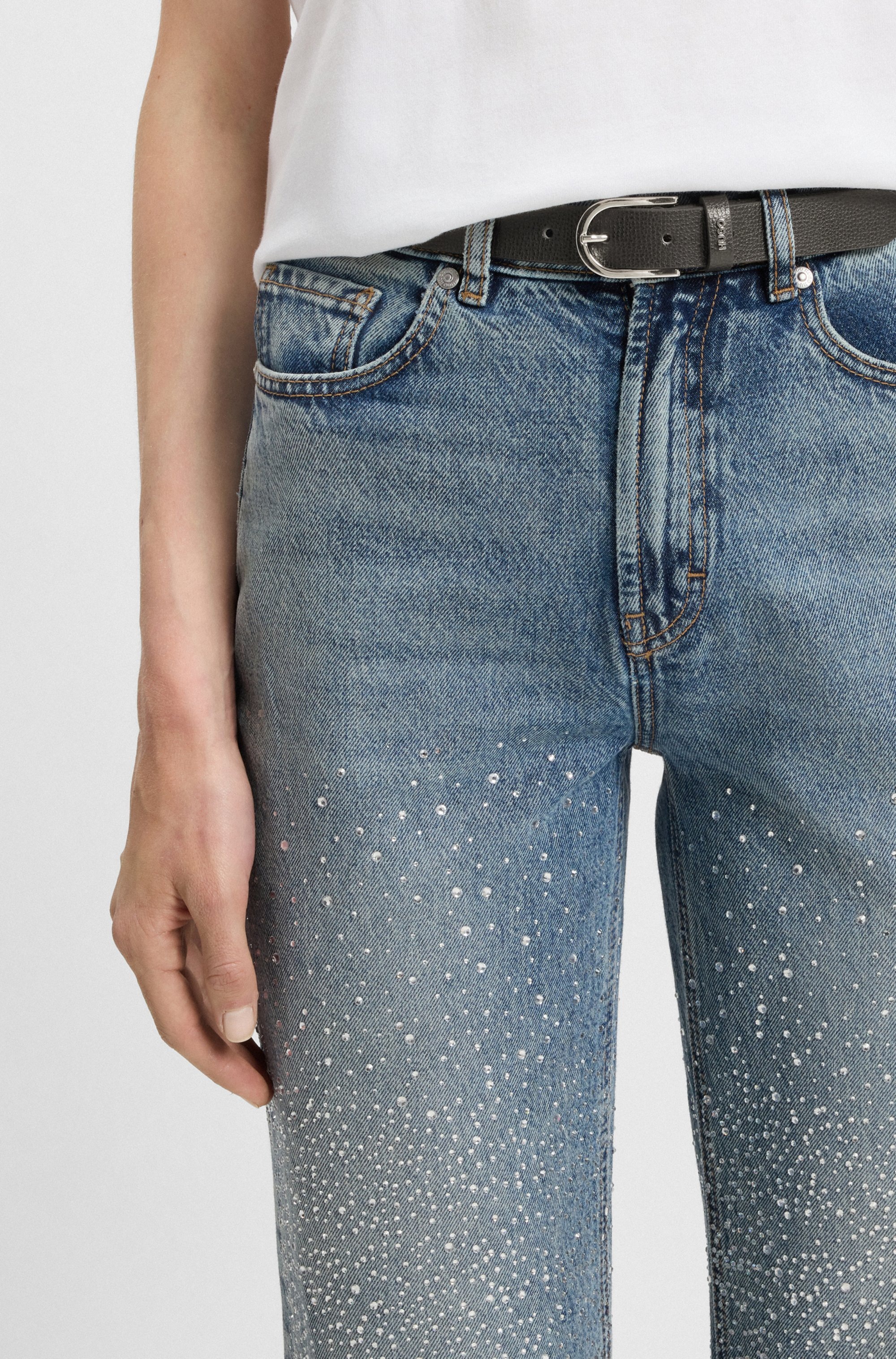 HUGO Ledergürtel "Zoey-C Sz25", mit HUGO Metalllogo günstig online kaufen
