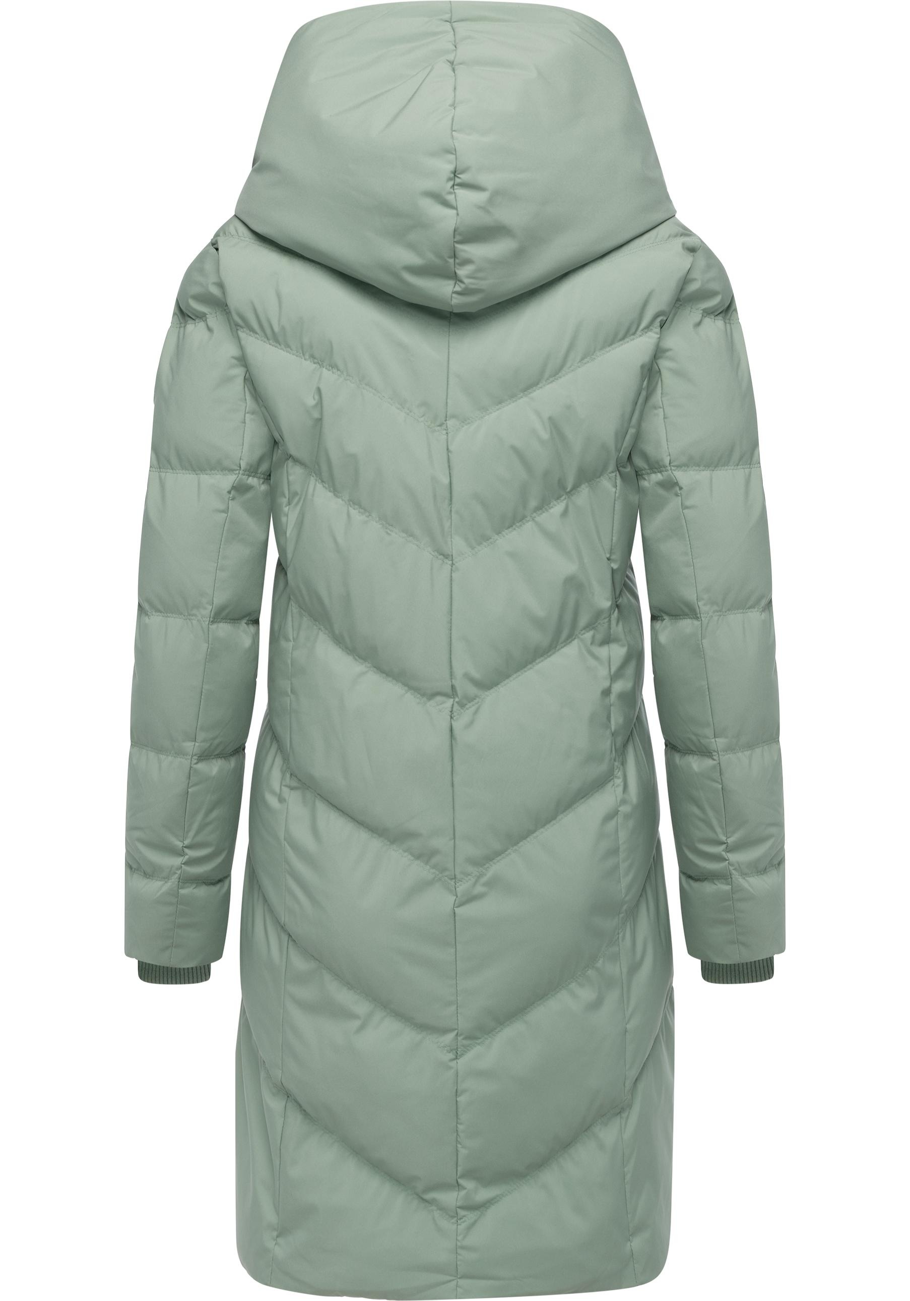 Ragwear Steppmantel »Natalka Soft YOUMODO«, Warmer Wintermantel mit hohem Kragen und Kapuze