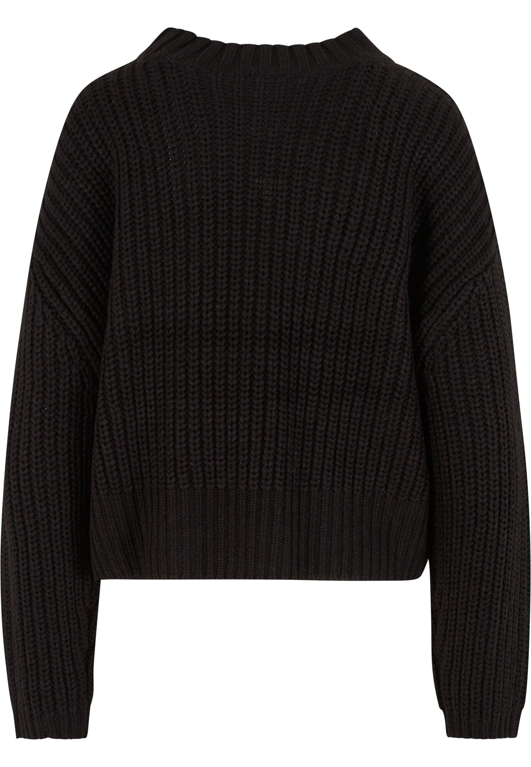 URBAN CLASSICS Rundhalspullover »Urban Classics Ladies Wide Basic Oversized Sweater«, (1 tlg.)
