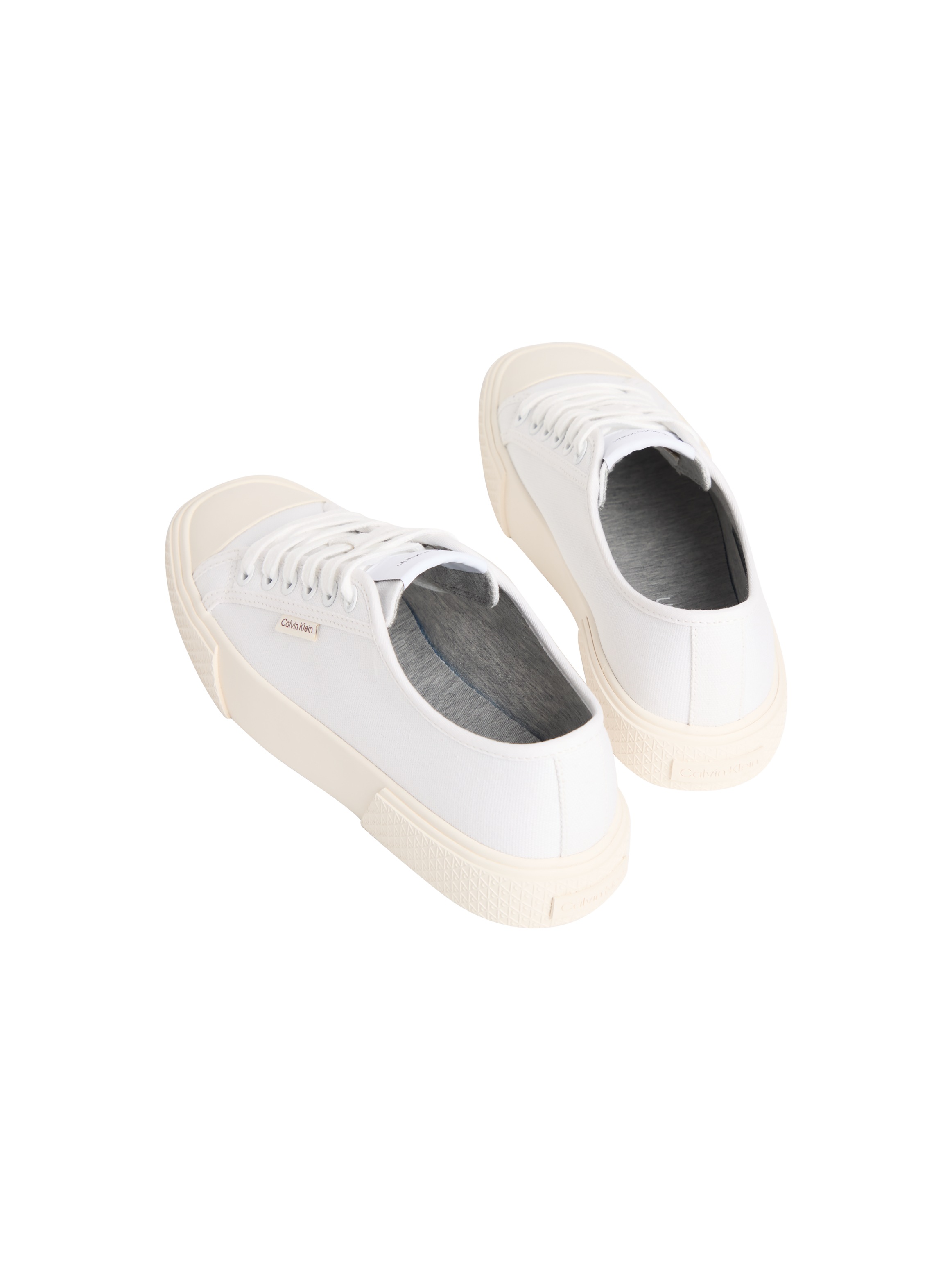 Calvin Klein Plateausneaker "VULC LACE UP CANVAS" Schnürschuh, Canvas-Sneak günstig online kaufen