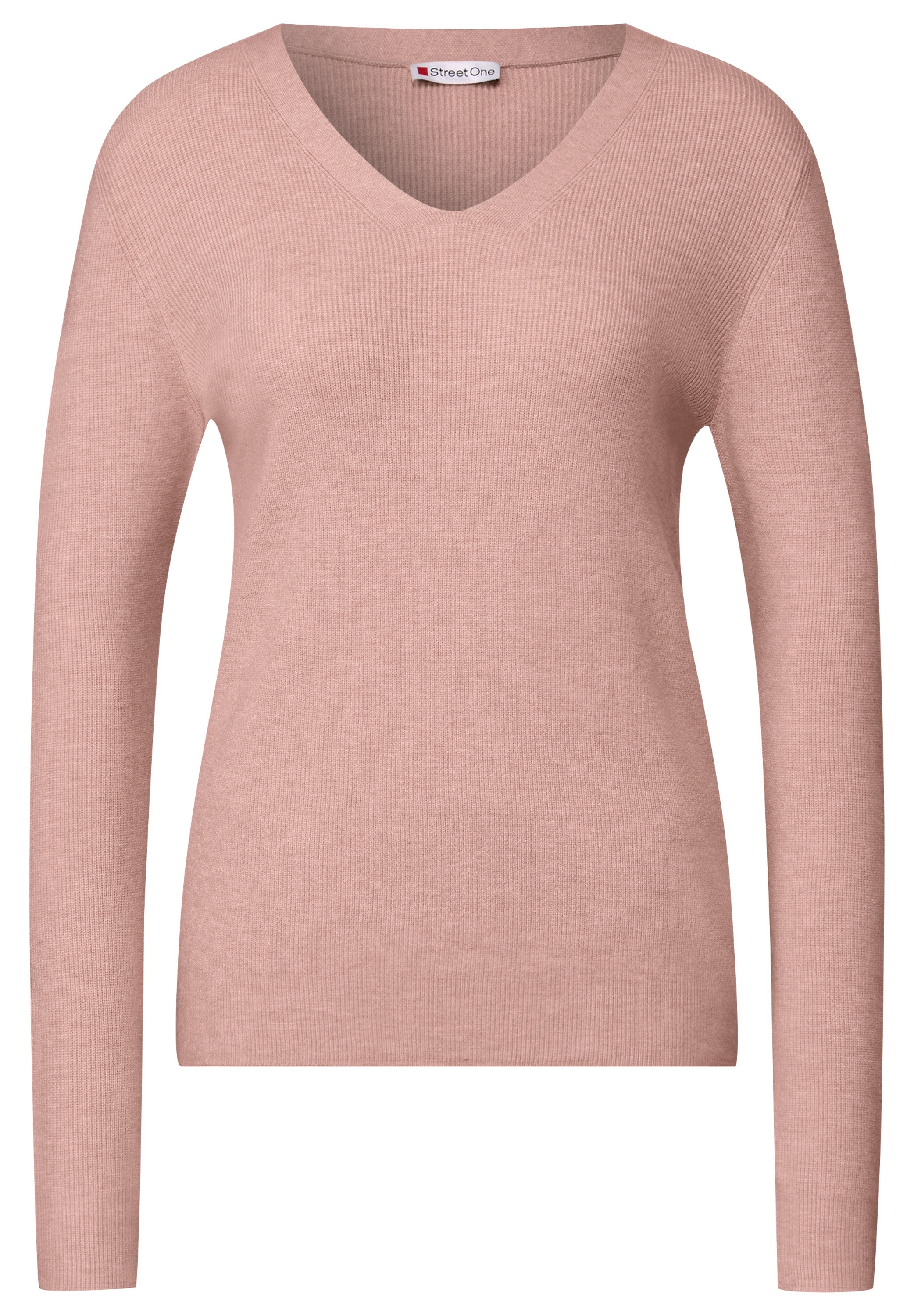 STREET ONE Strickpullover, aus softem Materialmix