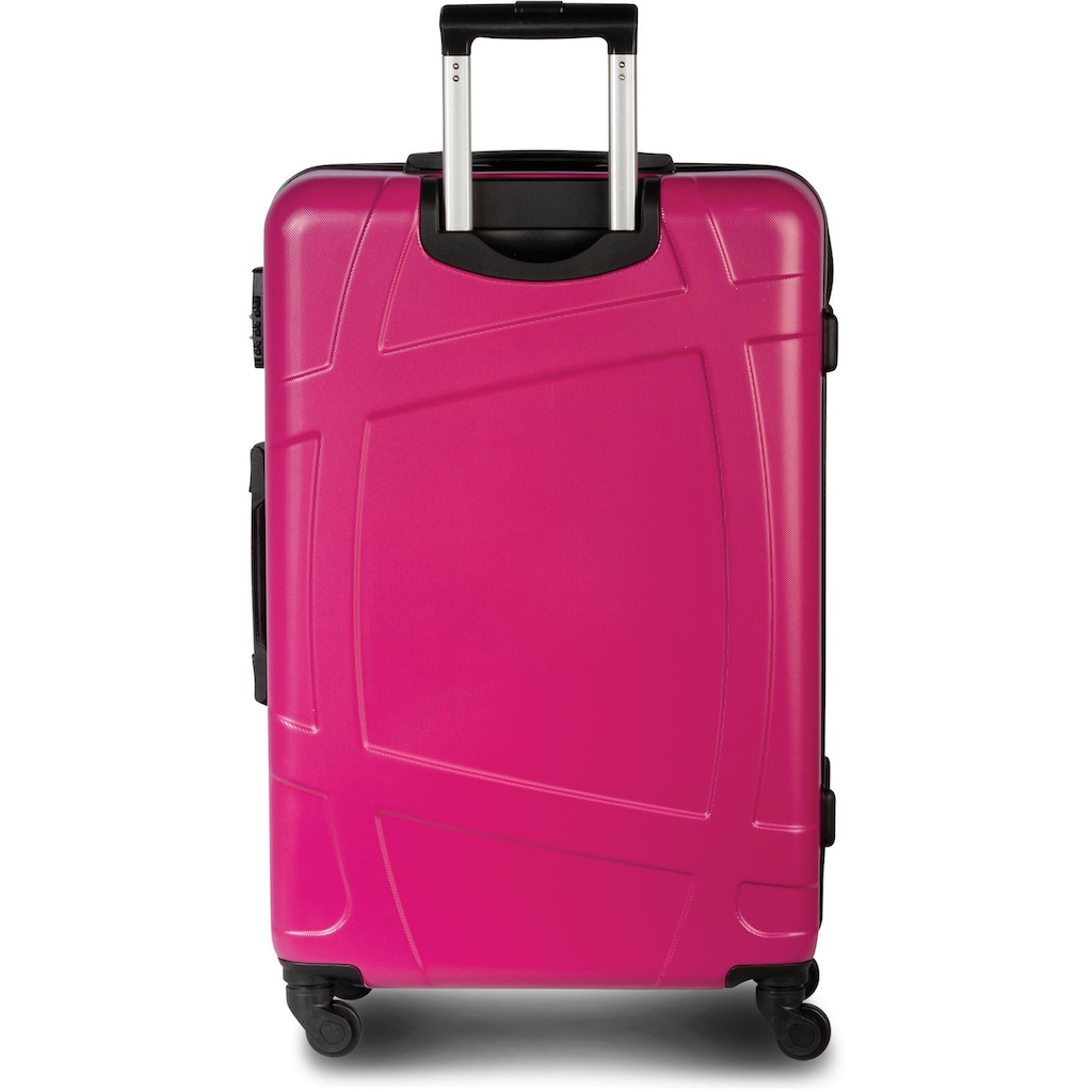 fabrizio® Trolleyset »Globe, Pink«, (3 tlg.)