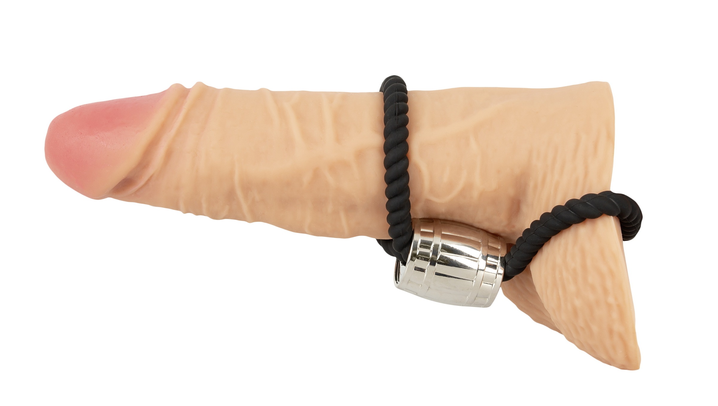 REBEL Penisring »Penisschlaufe Heavy Rope Cock Strap with two Loops«