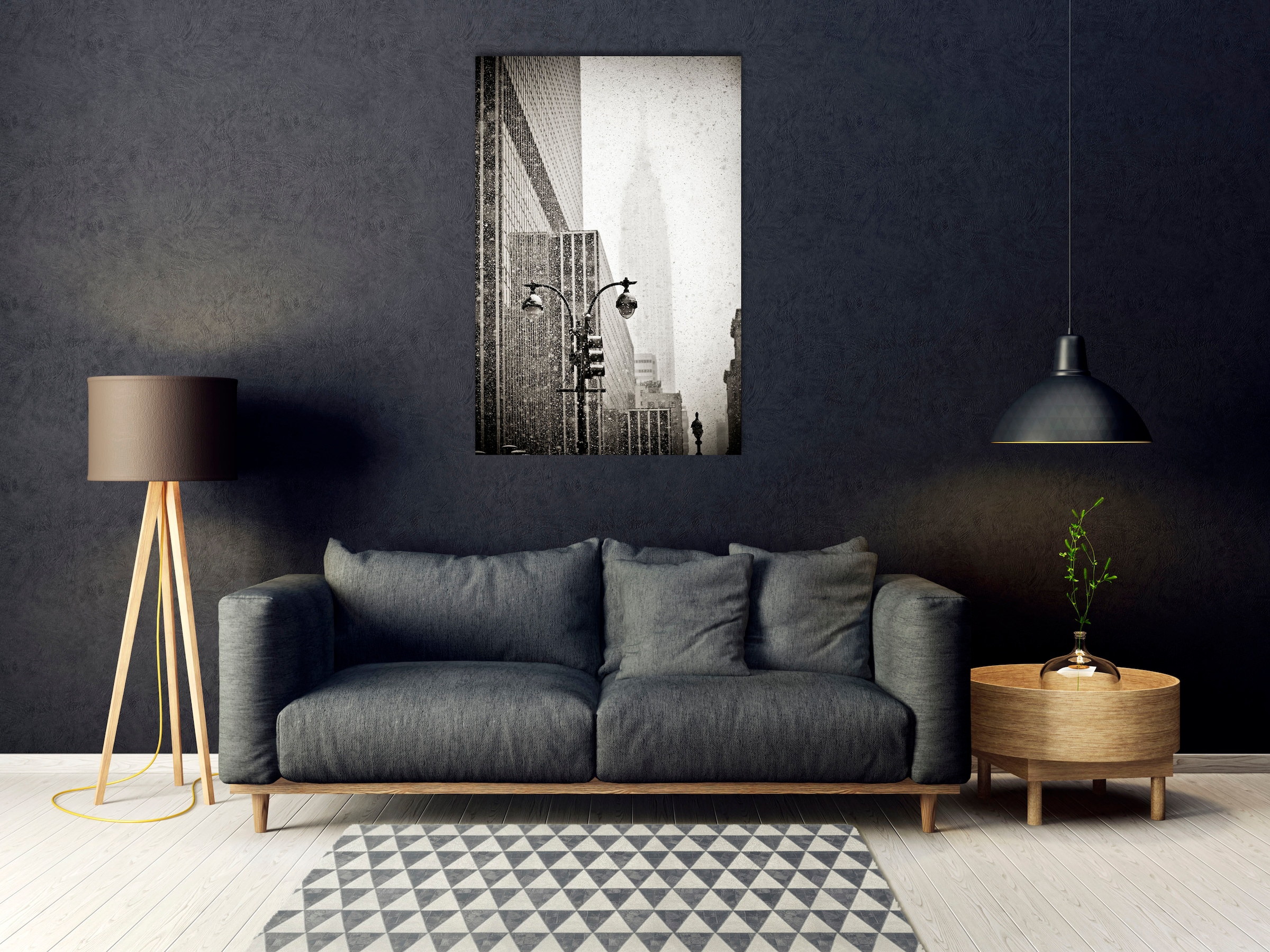 queence Acrylglasbild "Eiros" Amerika  Bilder von Amerika  Foto  Schwarz-We günstig online kaufen