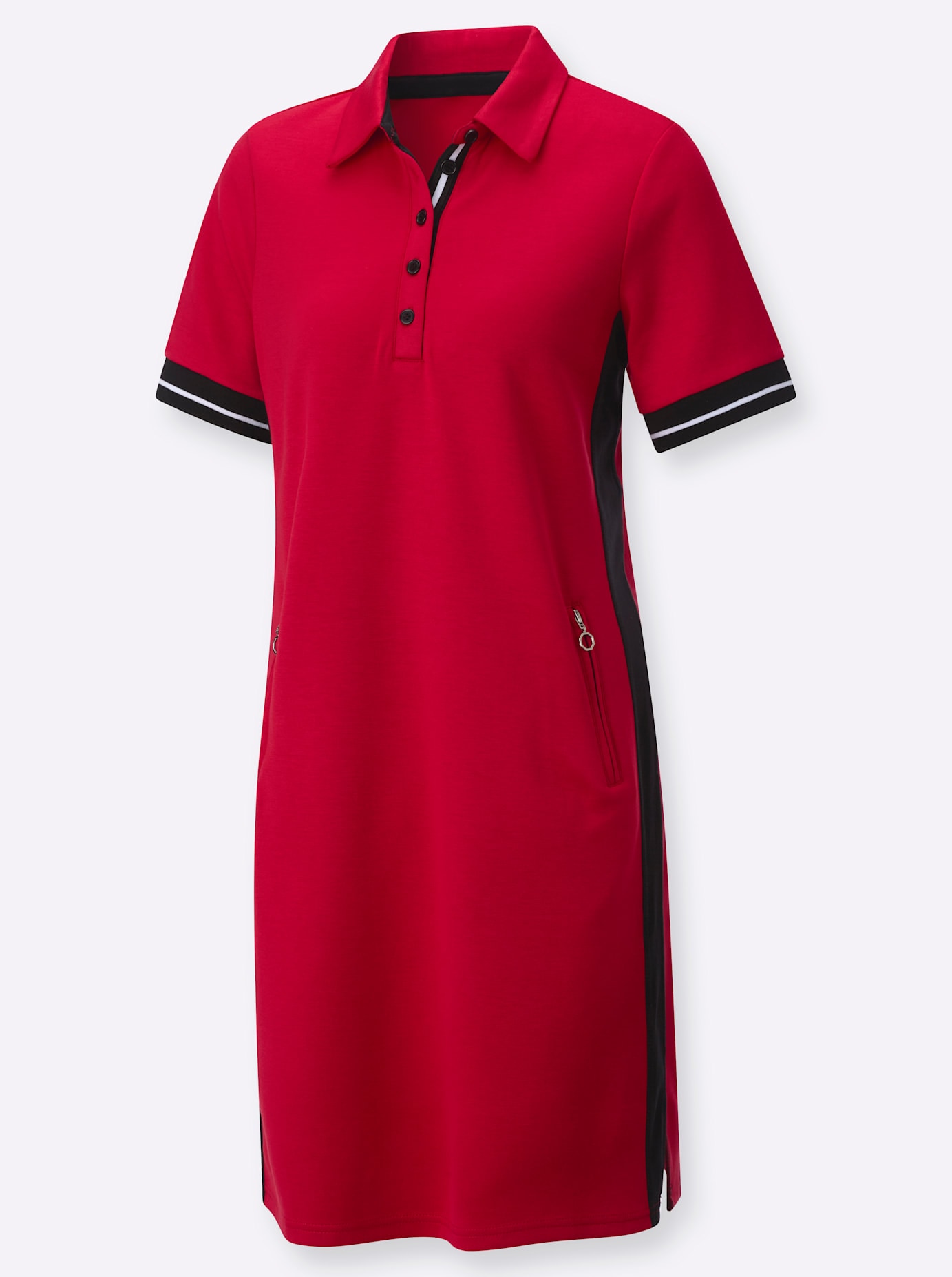 creation L Shirtkleid »Modal-Mix-Polokleid«