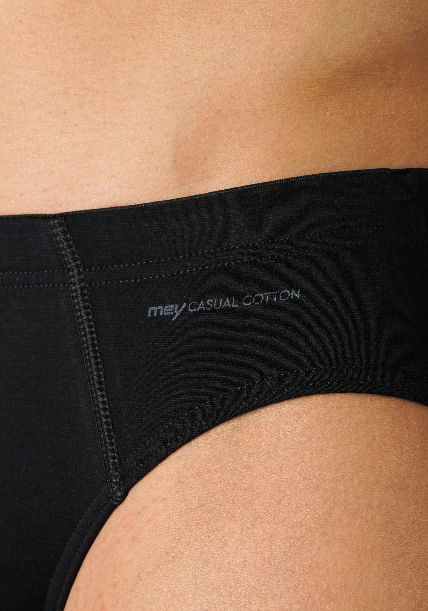 Mey Slip »CASUAL COTTON«, (2er Pack), ohne auftragende Seitennähte