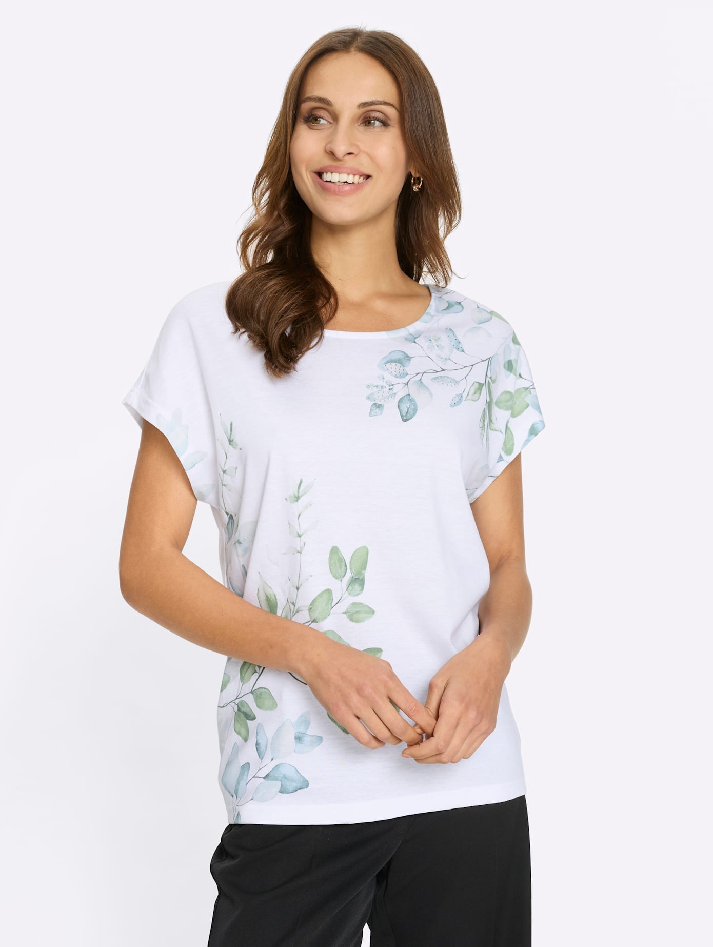 Lady Print-Shirt "Rundhals-Shirt", 1 tlg. günstig online kaufen