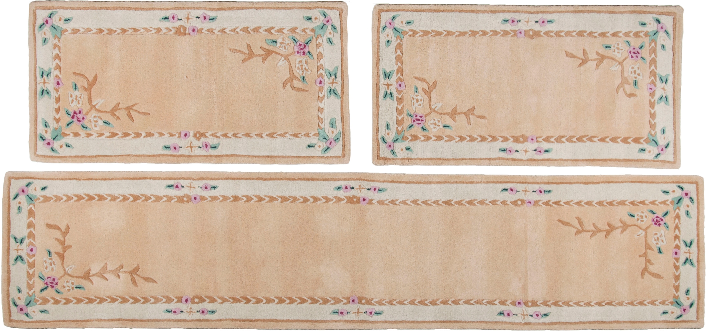 THEKO Bettumrandung "Lifou" Höhe 14 mm 3 Stk. tlg. Läufer-Set, Kurzflor, re günstig online kaufen