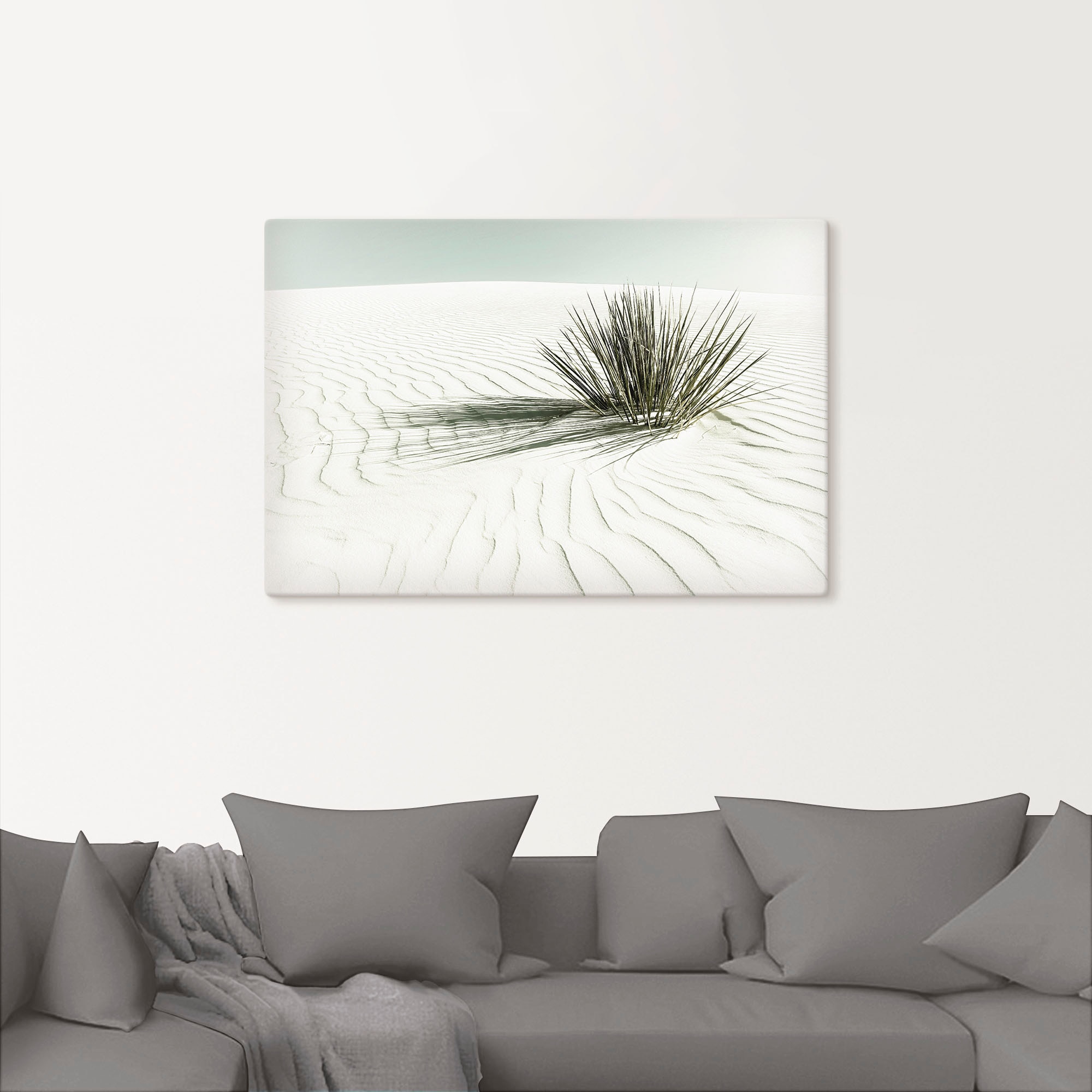 Artland Wandbild »Dünen, weißer in Leinwandbild, (1 Strandbilder, Wandaufkleber Größen kaufen oder Poster | BAUR Vintage«, Sand Alubild, versch. St.), als