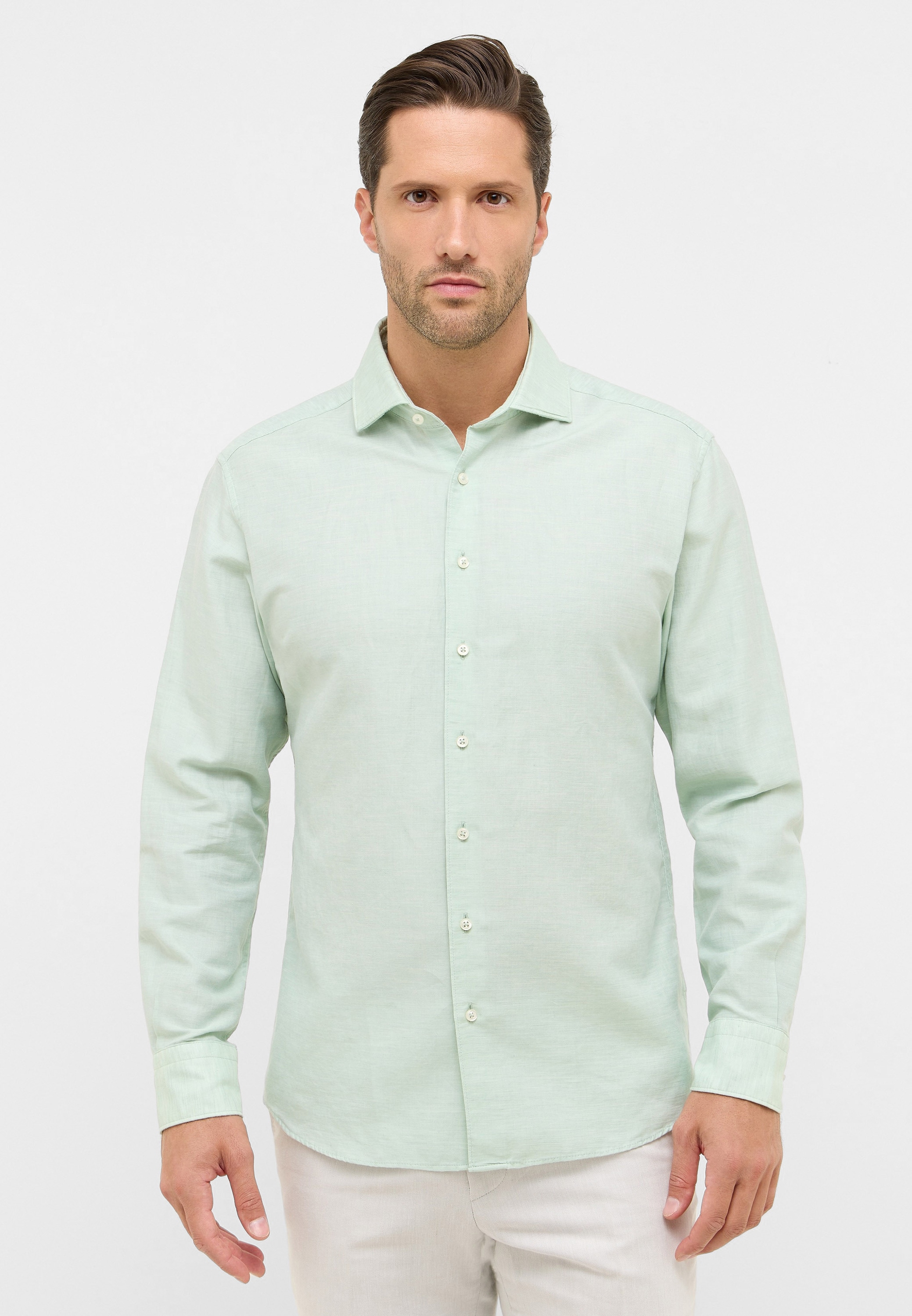 Eterna Langarmhemd "MODERN FIT", EASY IRON (bügelleicht) günstig online kaufen
