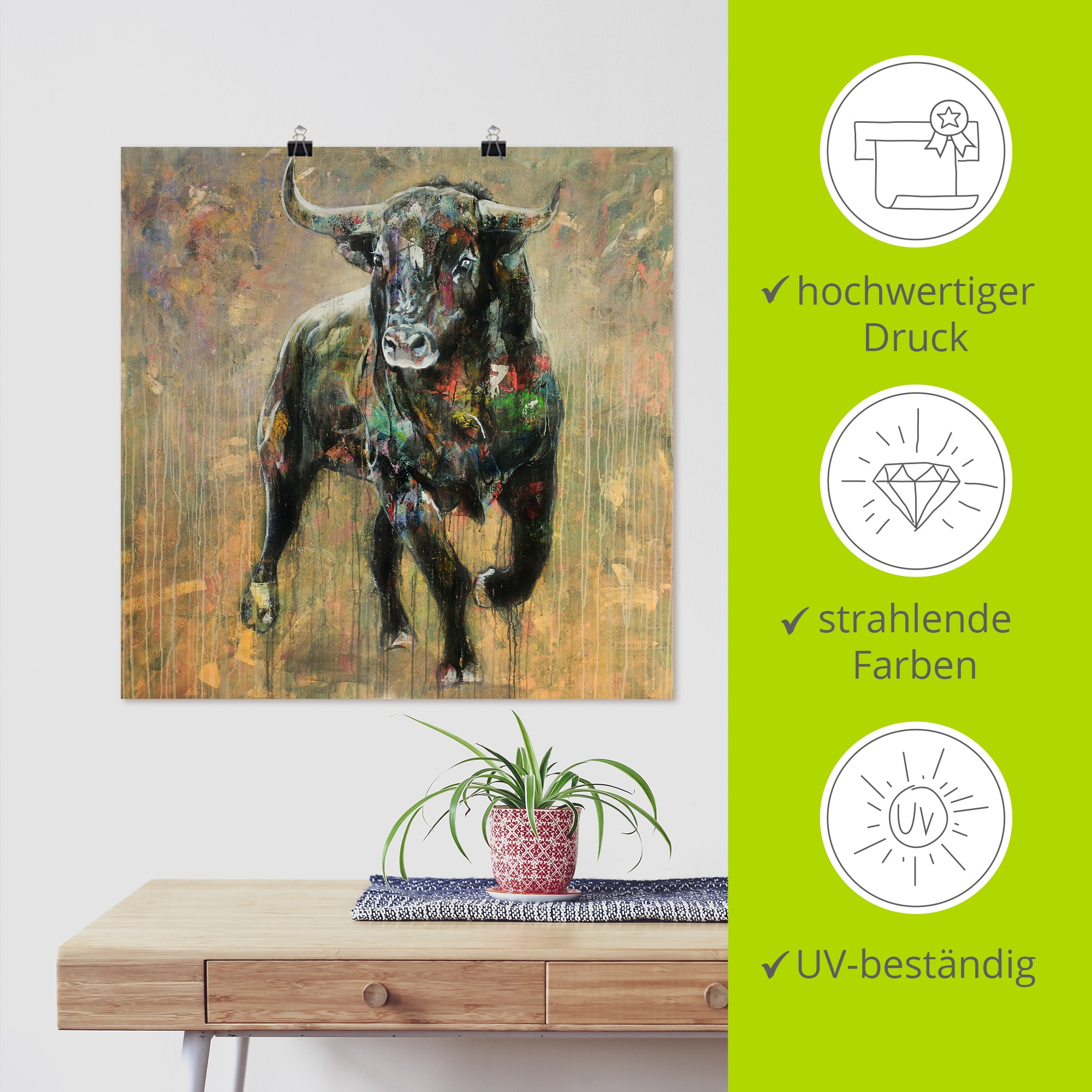 Artland Wandbild »Der Moment der Entscheidung« 1 Stk. tlg. als Alubild, Leinwandbild, Poster, Wandaufkleber in verschied. Größen