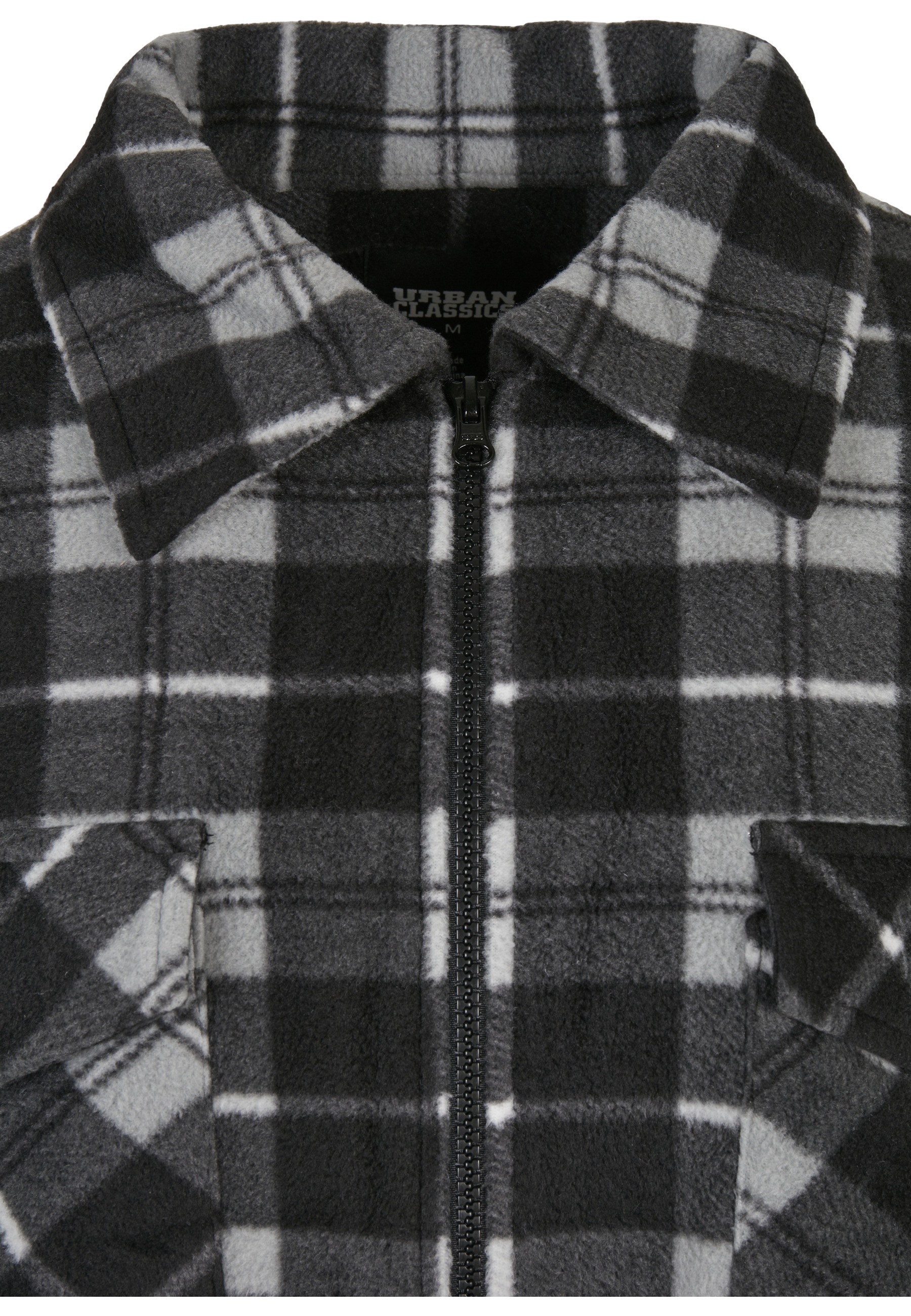 Thumbnail - URBAN CLASSICS Langmantel "Urban Classics Herren Plaid Teddy Lined Shirt Jacket"