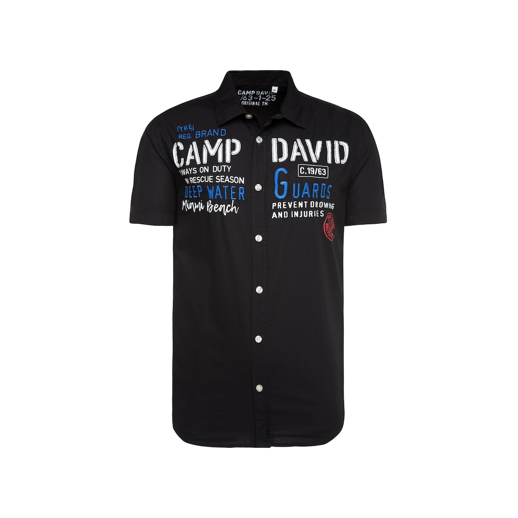 CAMP DAVID Kurzarmhemd