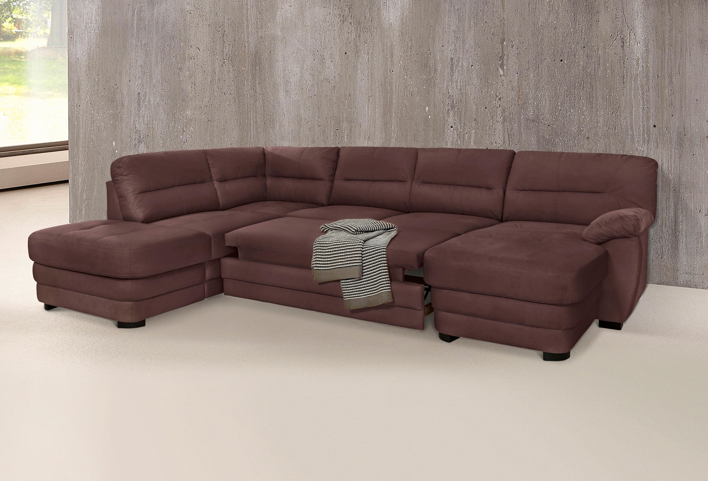 COTTA Wohnlandschaft »Royale U-Form«, wahlweise mit Bettfunktion