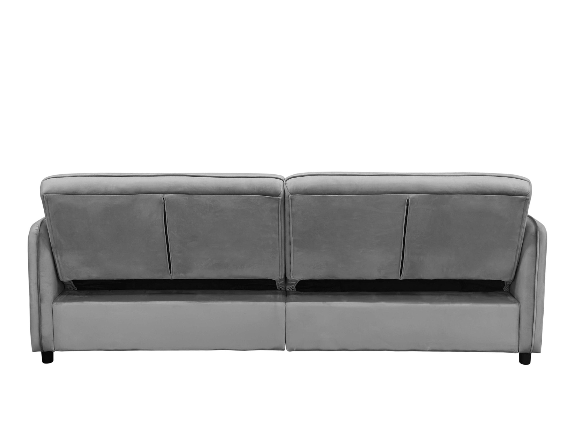 Dorel Home 3-Sitzer »Allie Curved Schlafsofa 209 cm«, Bettfunktion (110/190), verstellbare Rückenlehne, Cord u. Velours