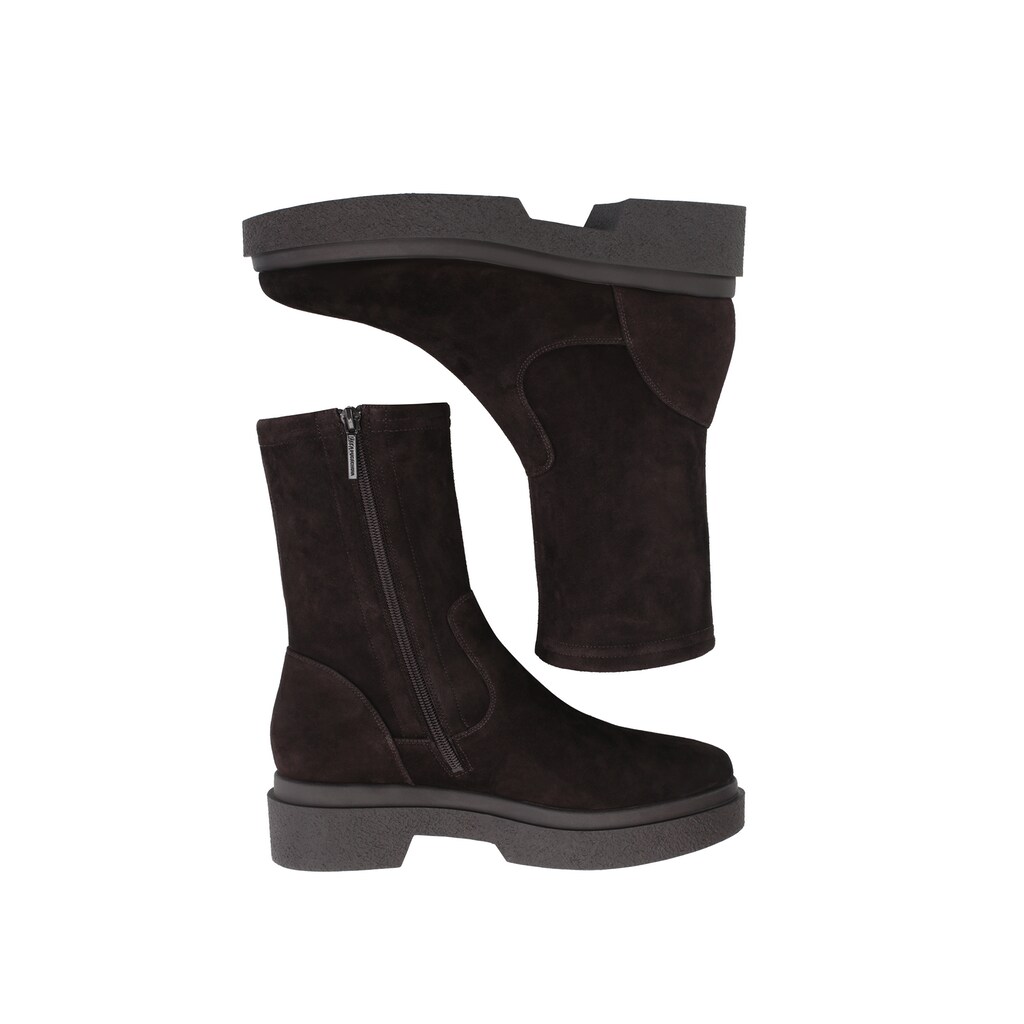 Schuhe Stiefel ekonika Stiefel, mit massiver Sohle dunkelbraun Schuhe Stiefel ekonika Stiefel, mit massiver Sohle dunkelbraun