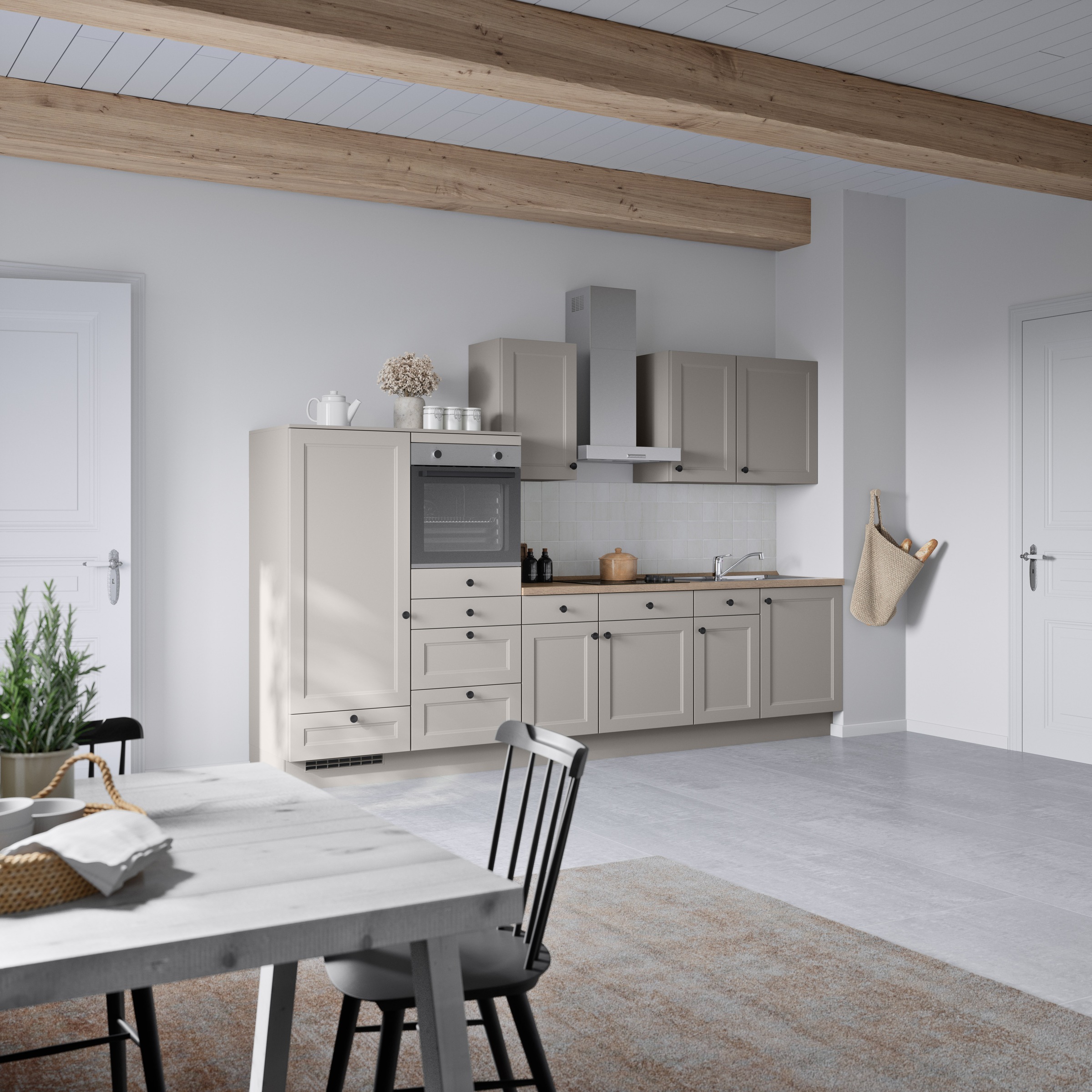 nobilia® Küchenzeile »"Cascada I"«, vormontiert, Ausrichtung wählbar, Breite 330 cm, wahlw. mit E-Geräten