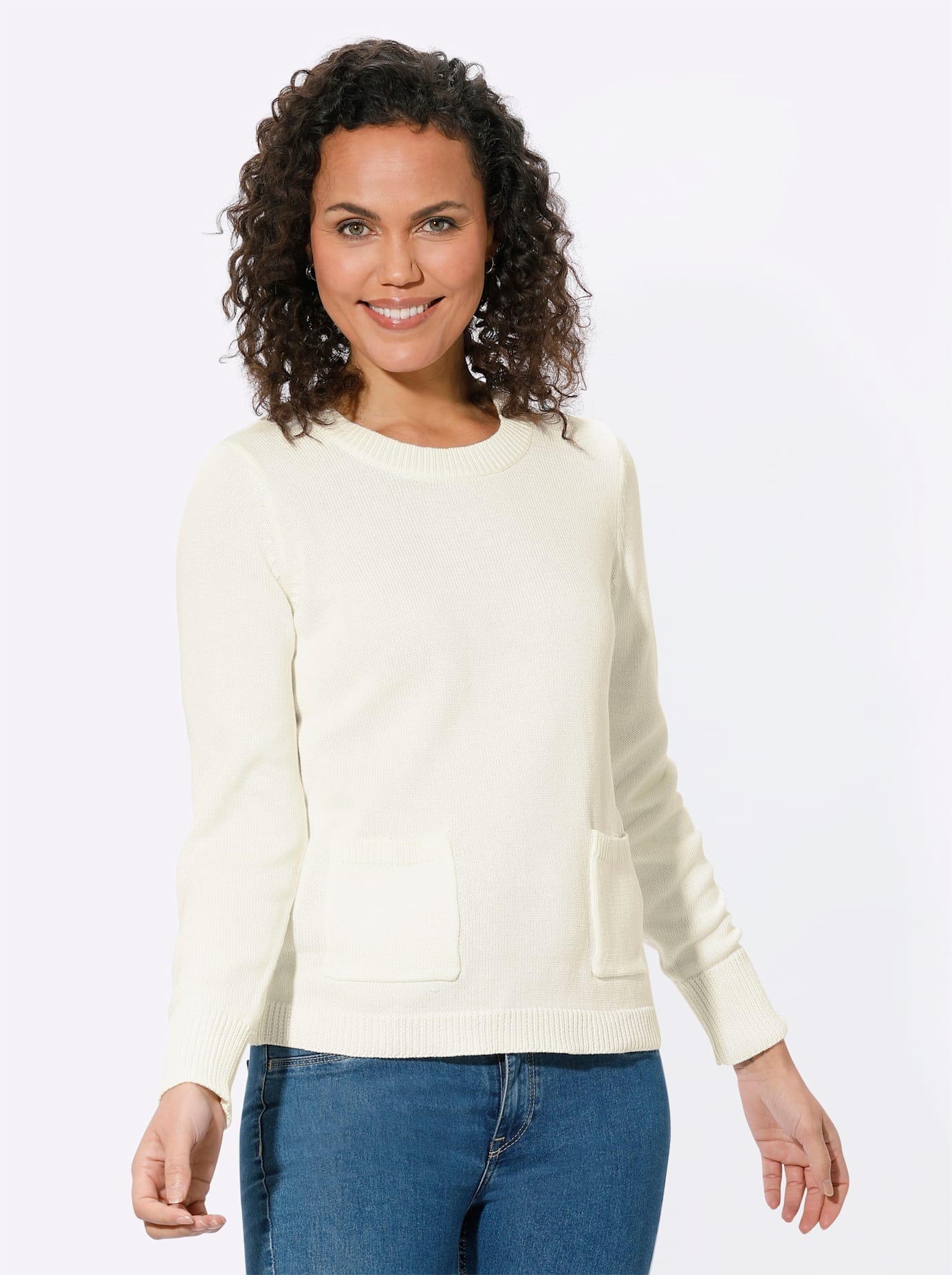 Casual Looks Rundhalspullover "Pullover" günstig online kaufen