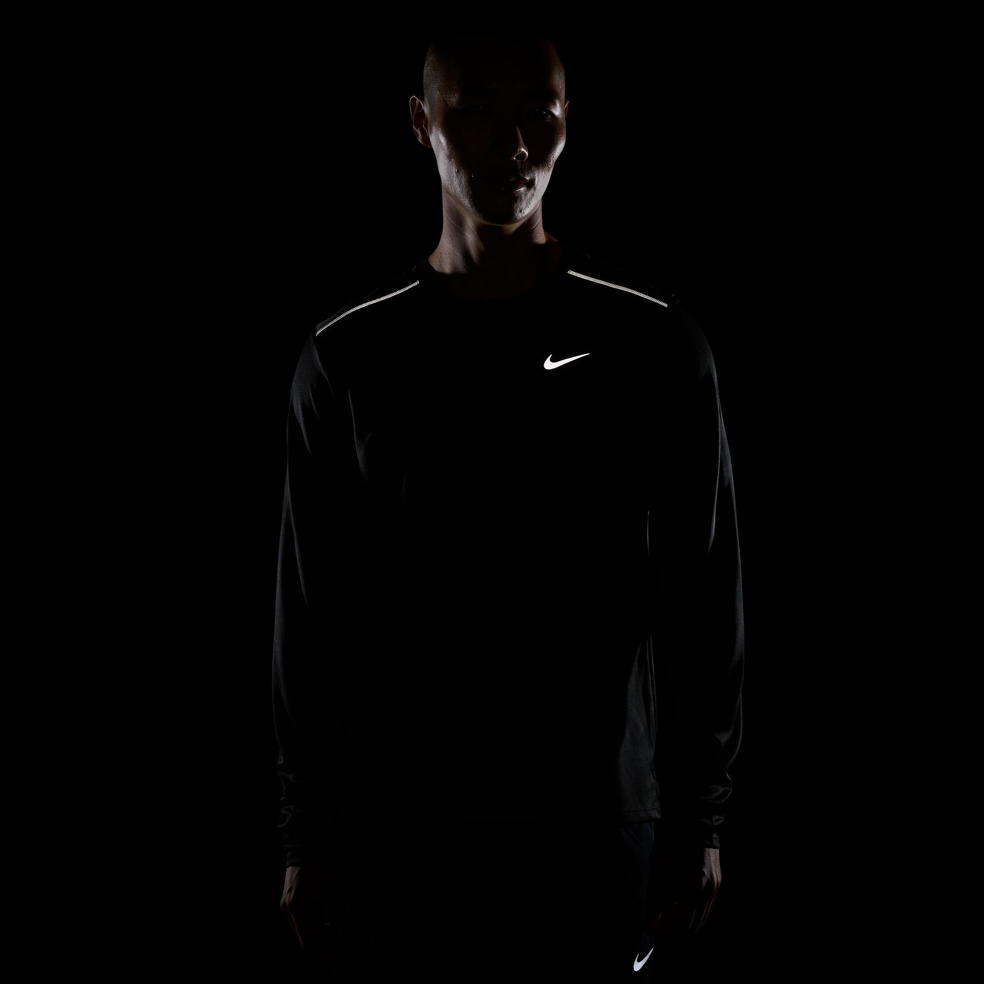 Nike Laufshirt »M NK DF UV MILER LS TOP« für Erwachsene, Kurzarm, atmungsaktiv, schnell trocknend