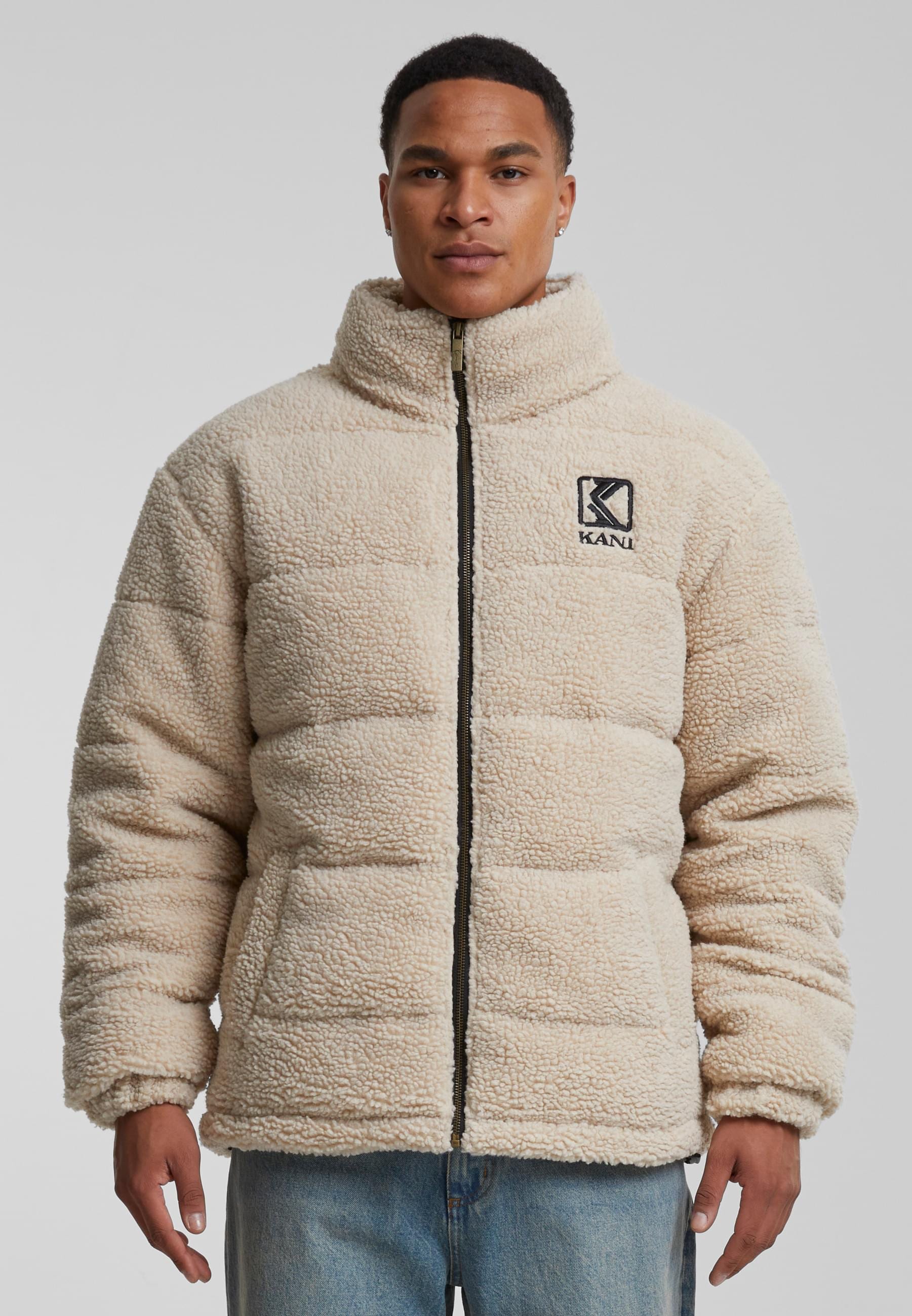 Karl Kani Winterjacke »Karl Kani Herren KM213-070-1 Retro Teddy Puffer Jacket«, (1 St.), ohne Kapuze