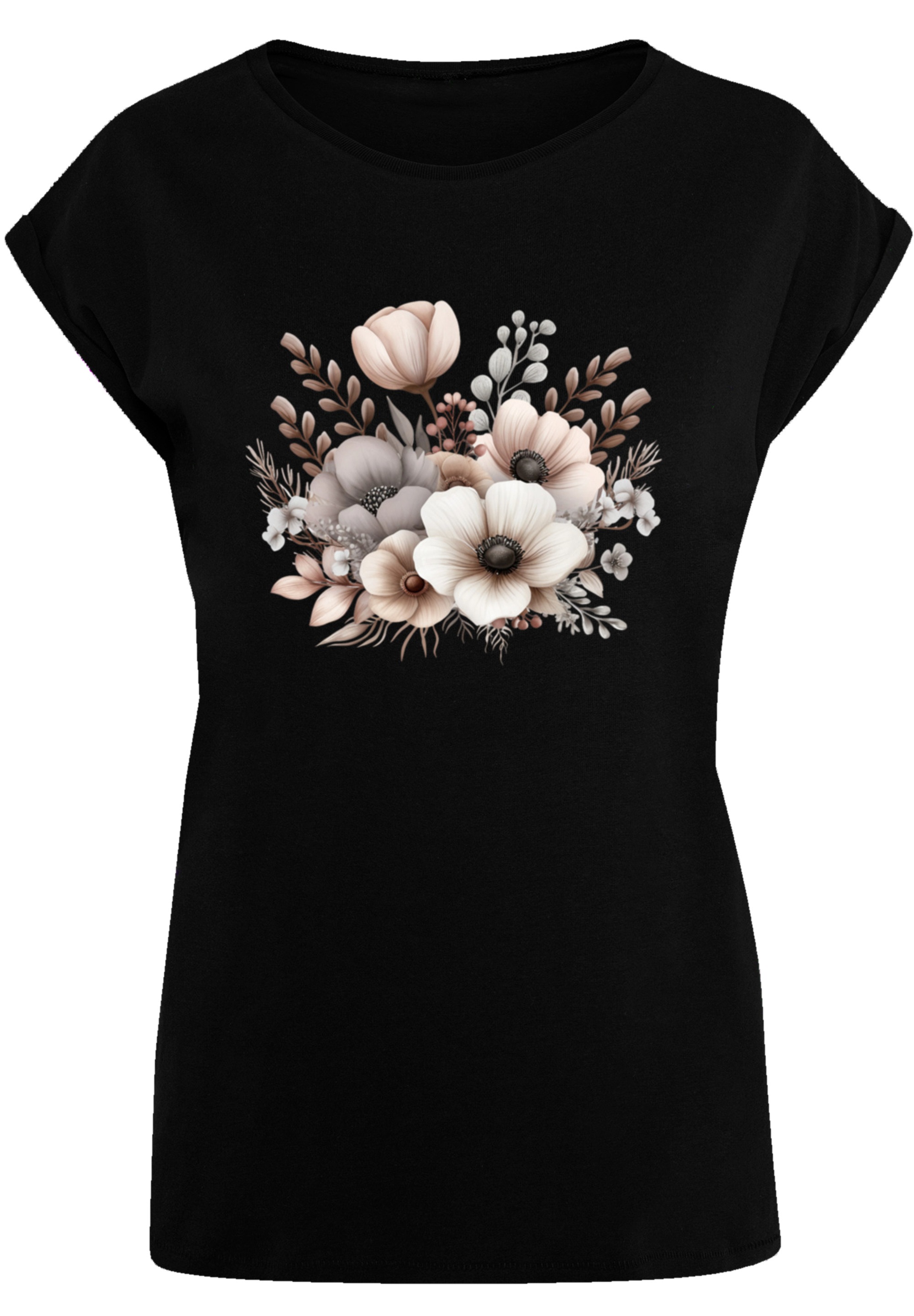 F4NT4STIC T-Shirt »Blumenstrauß Boho«, Premium Qualität