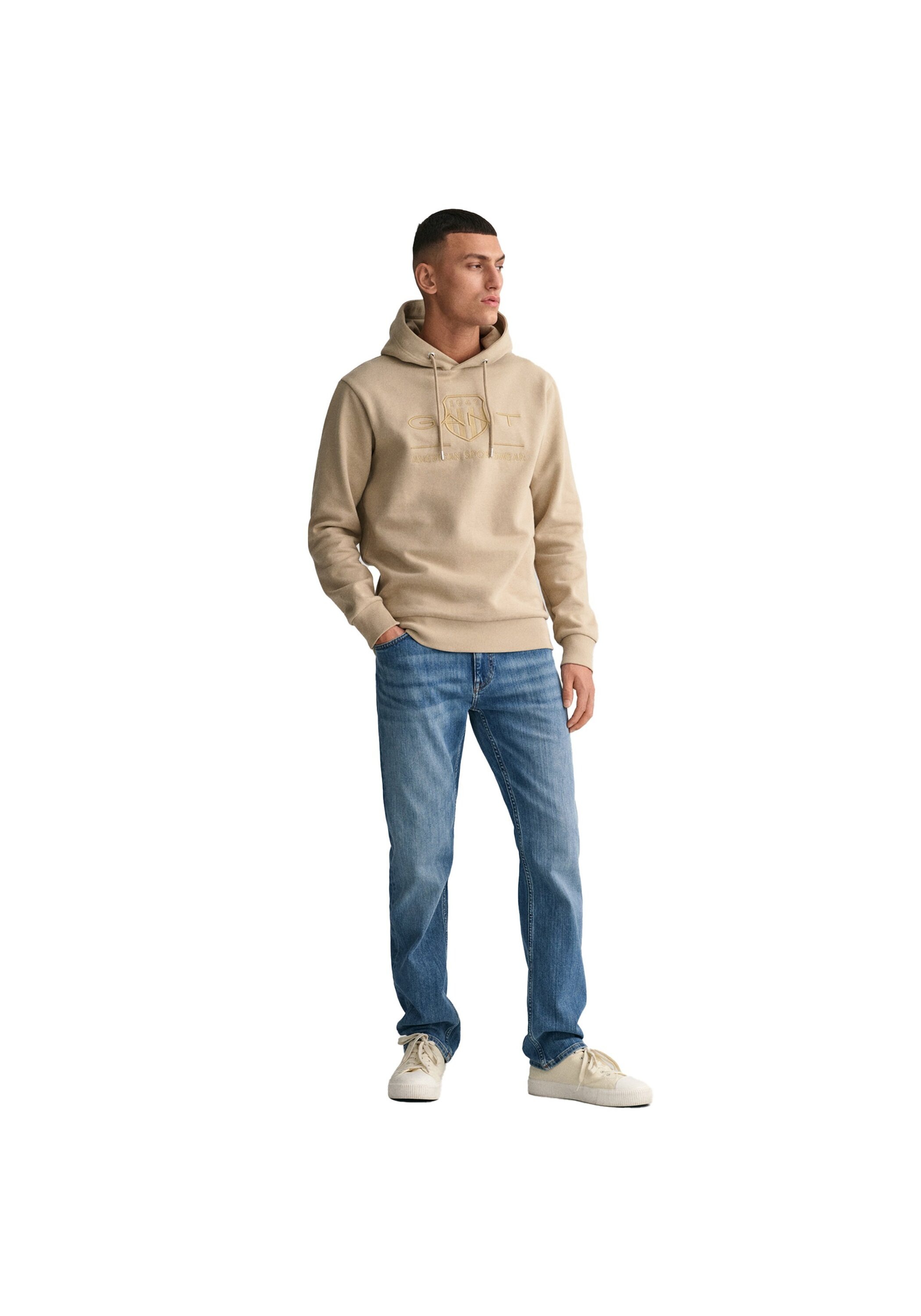 Gant Sweatshirt »Sweatshirt REGULAR TONAL SHIELD HOODIE«