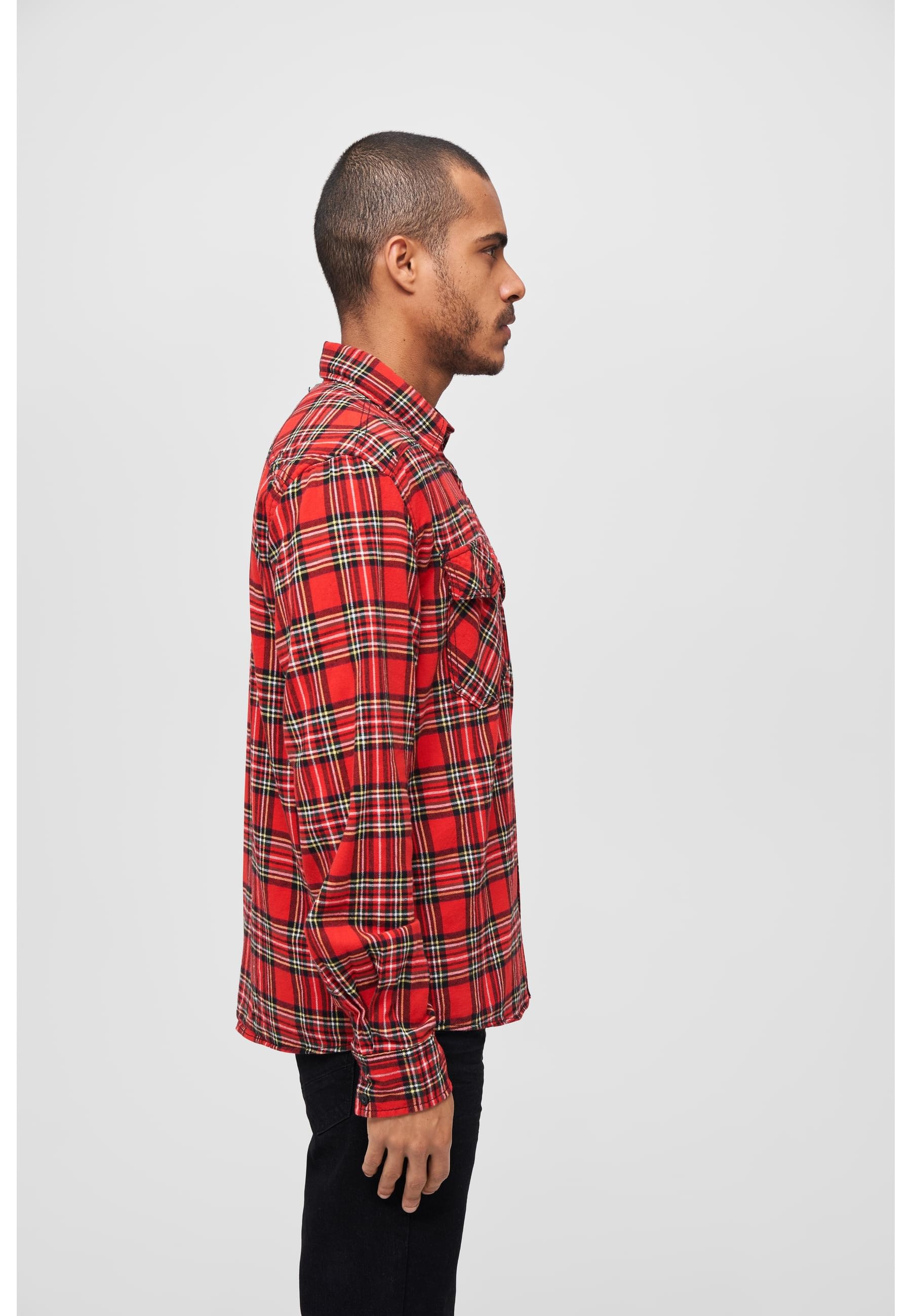 Brandit Langarmhemd »Brandit Herren Checked Shirt«, (1 tlg.)