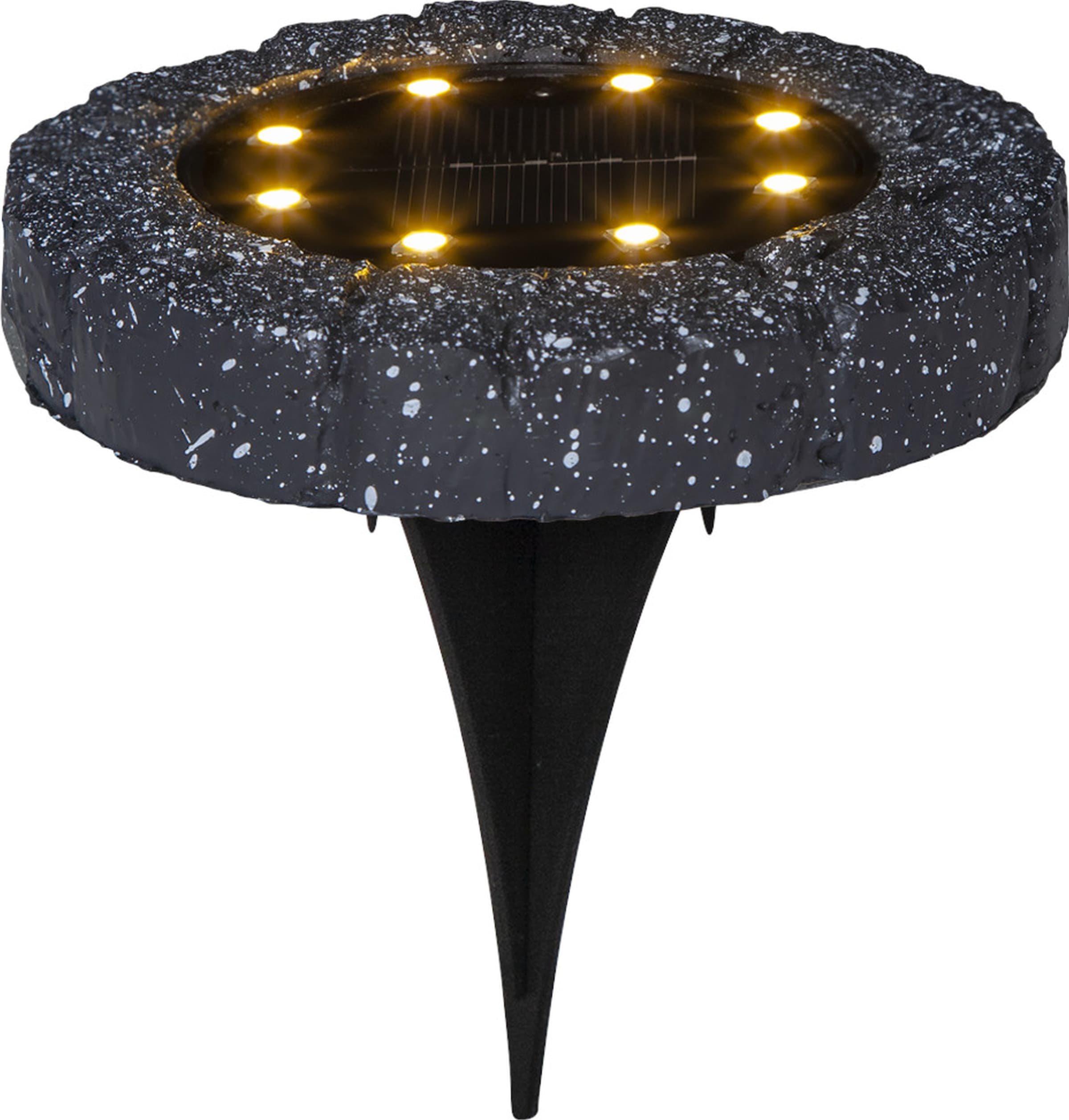 Parforce Traditional Hunting LED Solarleuchte »Solar-Spotlight Lawnlight« LED-Board 2 Stk. Warmweiß 2er-Set, flache Bodenleuchten, Dämmerungssensor