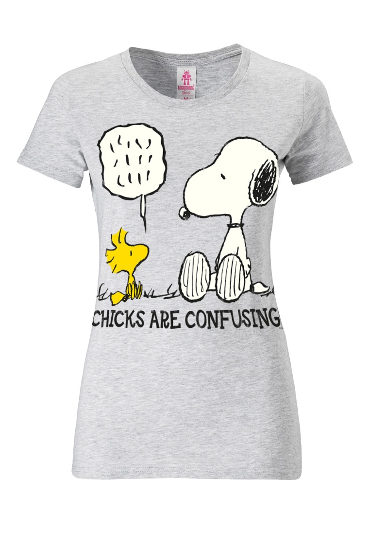 LOGOSHIRT T-Shirt »Snoopy - Peanuts«, mit niedlichem Snoopy-Frontprint
