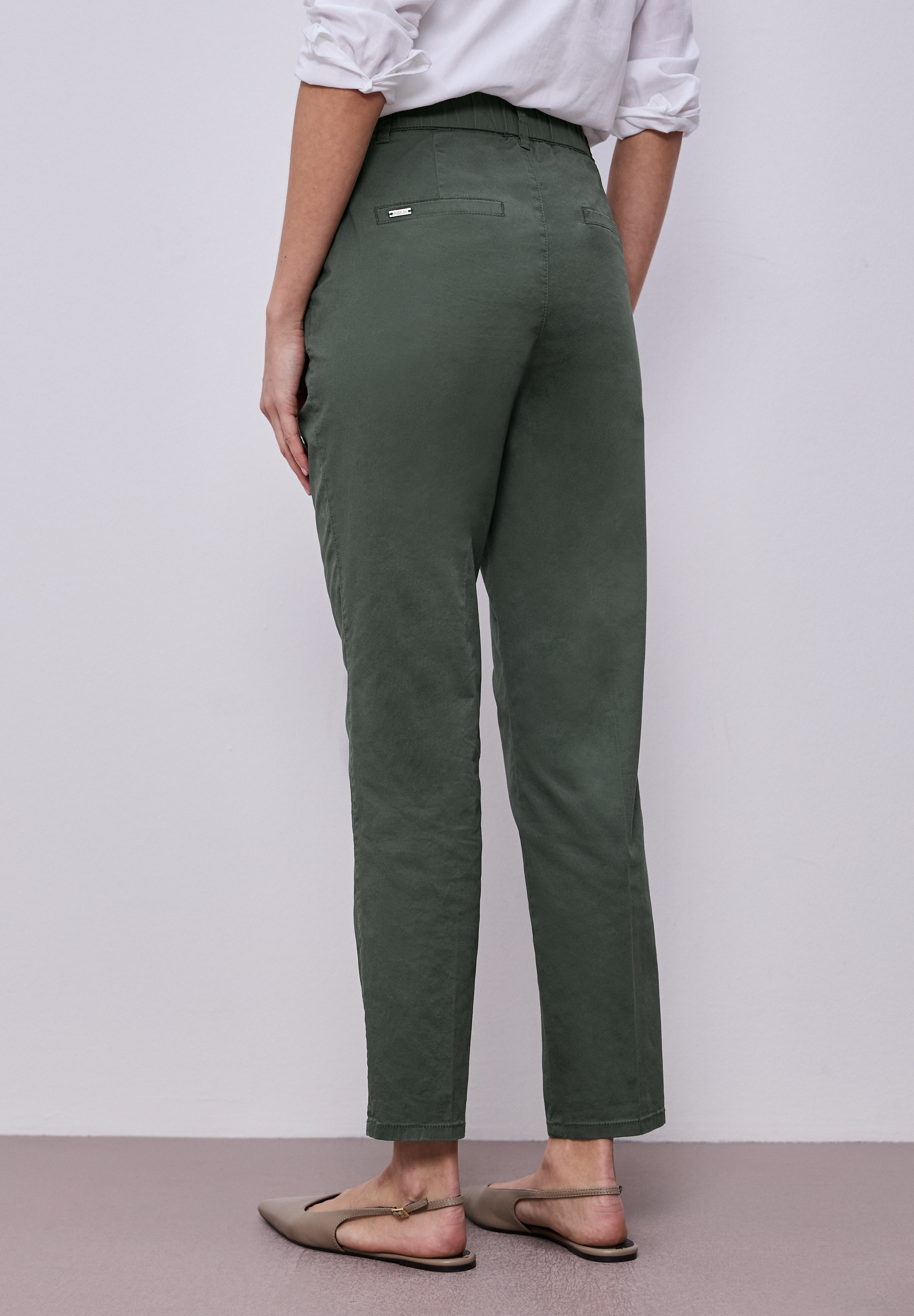 STREET ONE Chinohose  aus Twillstoff